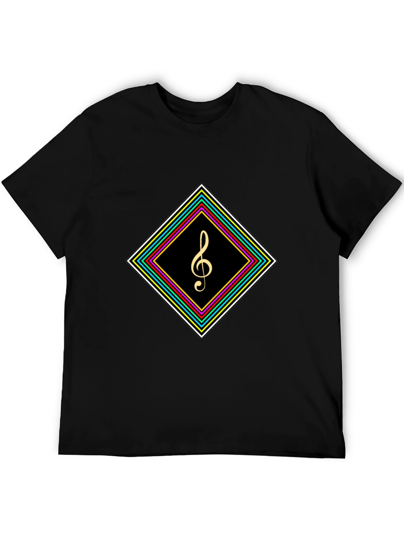 Treble Clef Graphic Tee - Retro Style