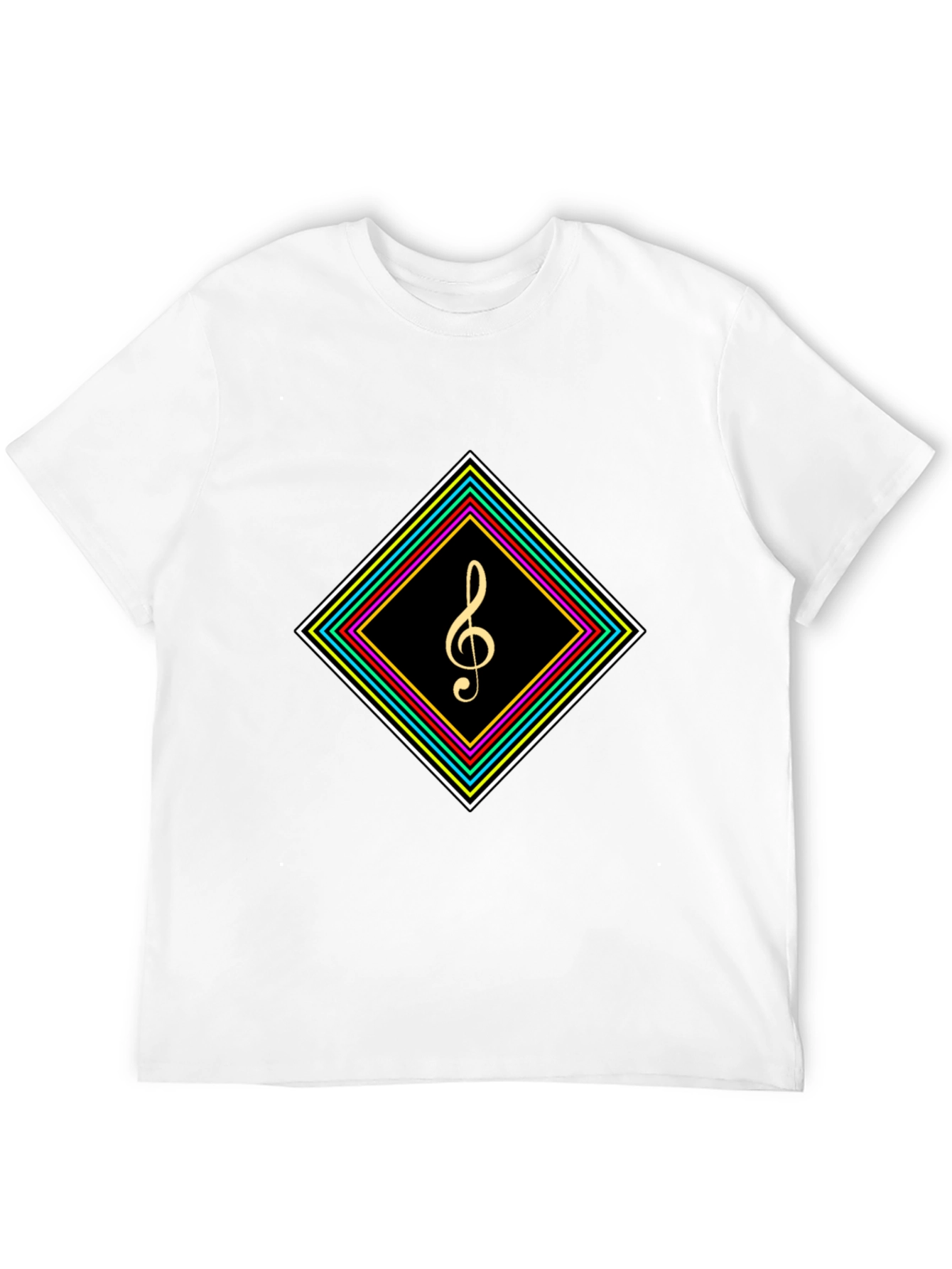 Treble Clef Graphic Tee - Retro Style