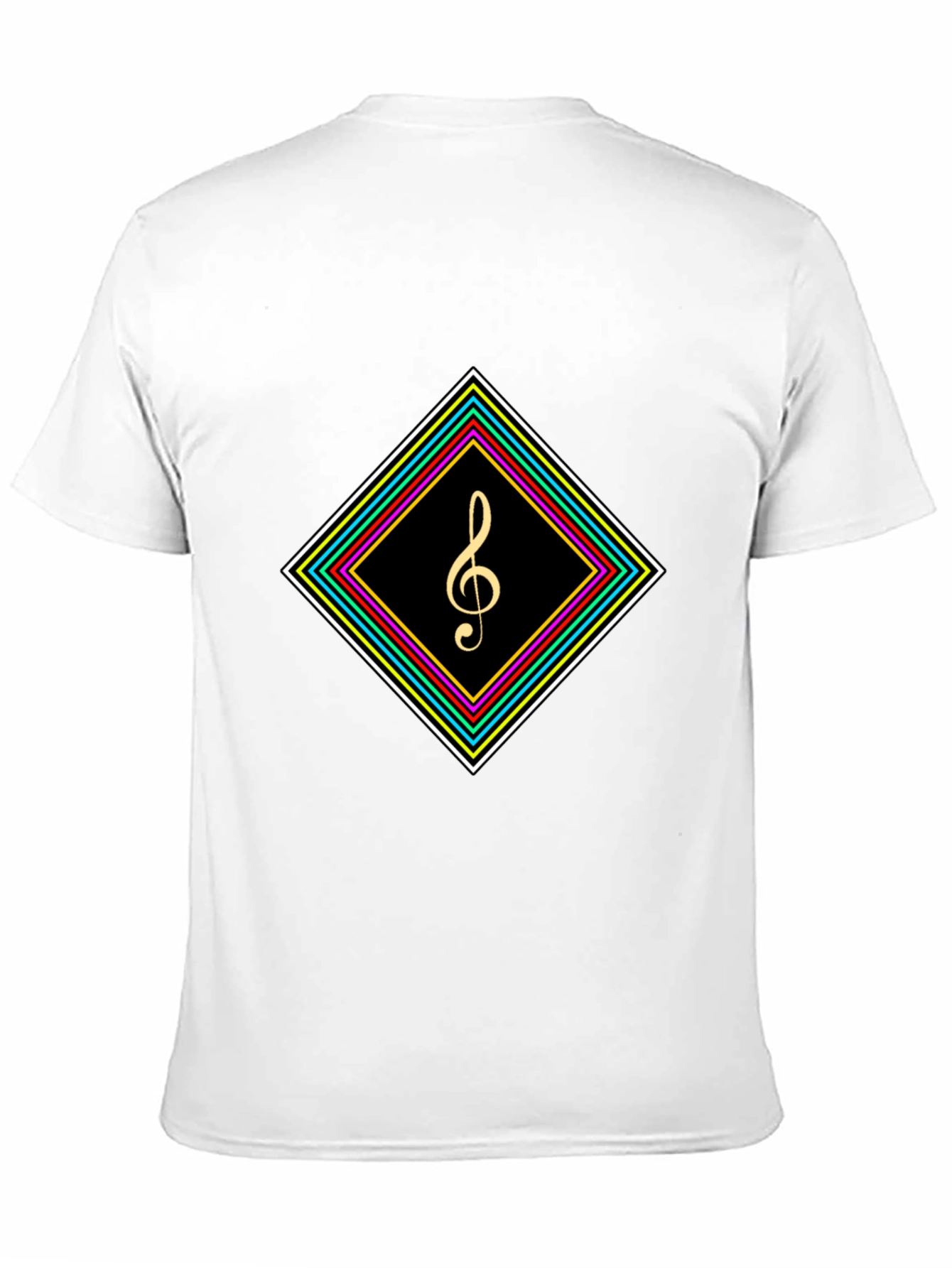 Treble Clef Graphic Tee - Retro Style