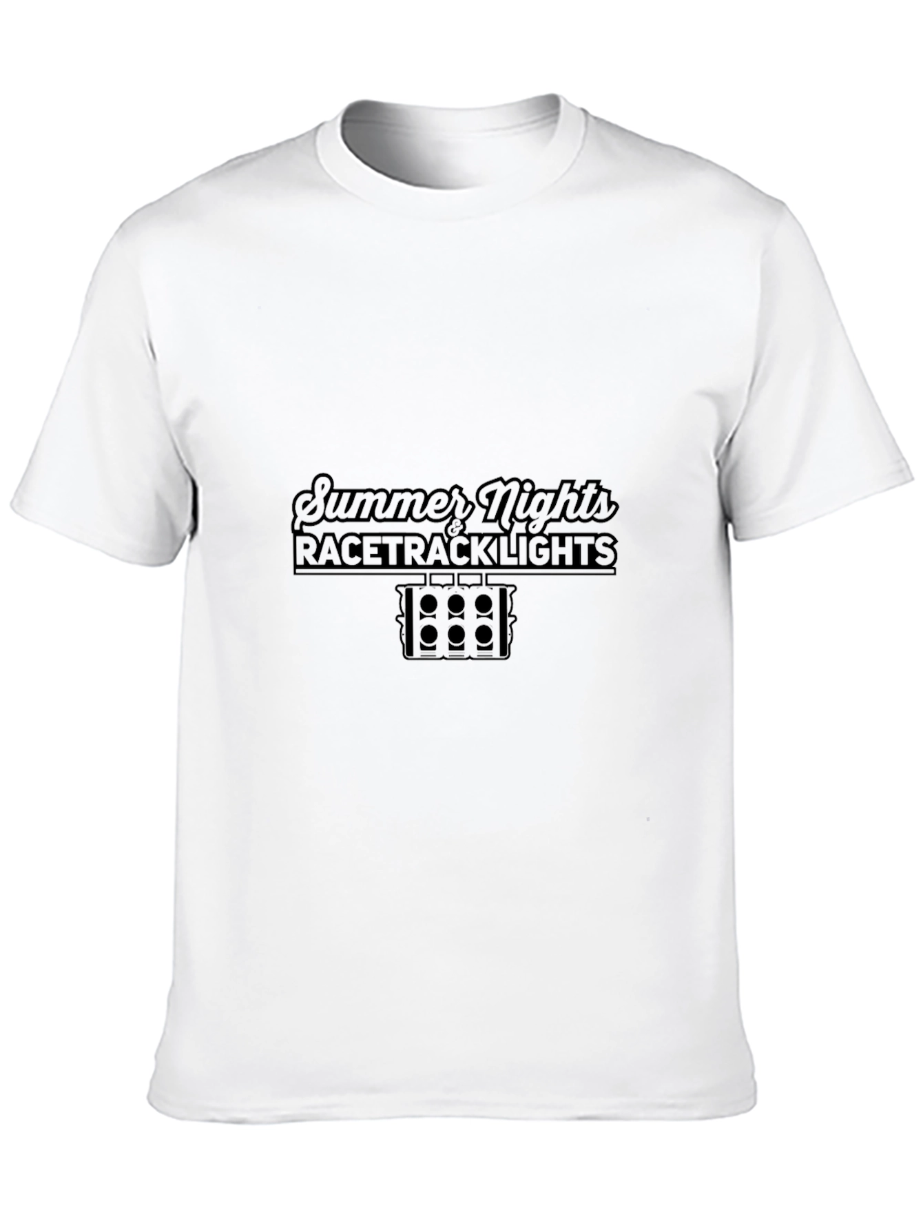 Summer Nights Racetrack Lights Graphic Tee
