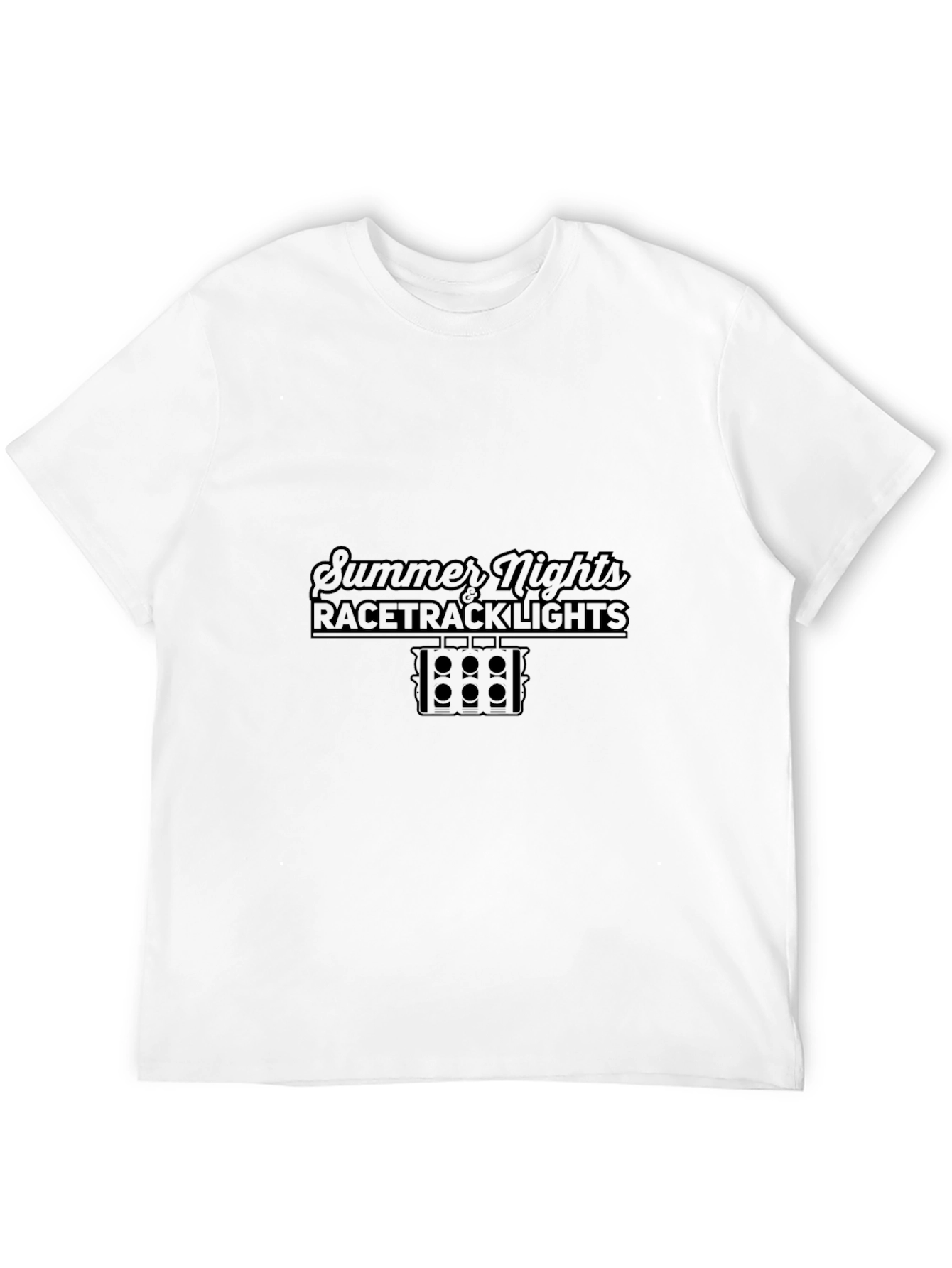 Summer Nights Racetrack Lights Graphic Tee