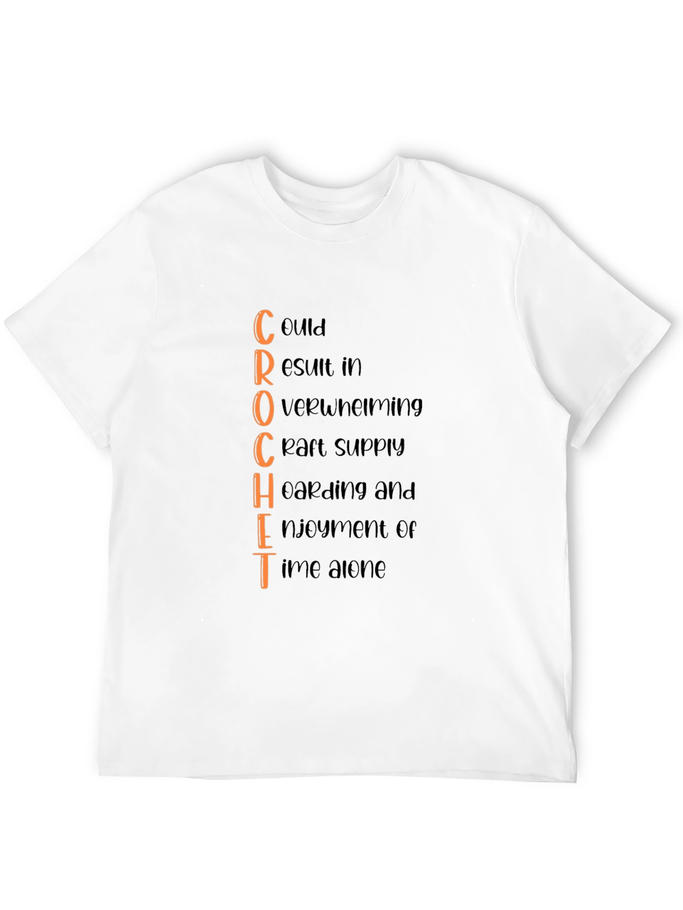 Crochet Acronym T-Shirt - Hobbyist Apparel