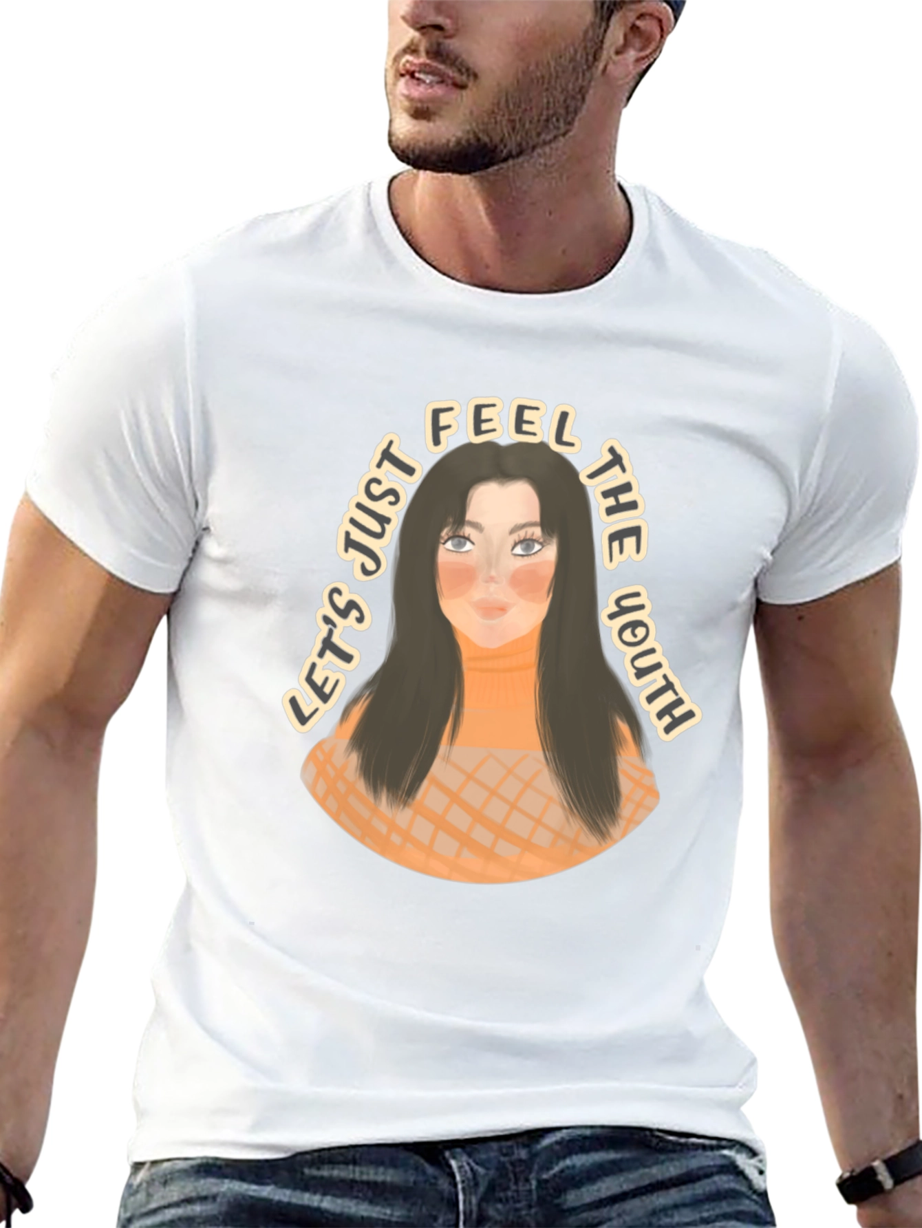 Youthful Graphic Tee - Lets Just Feel the Youth