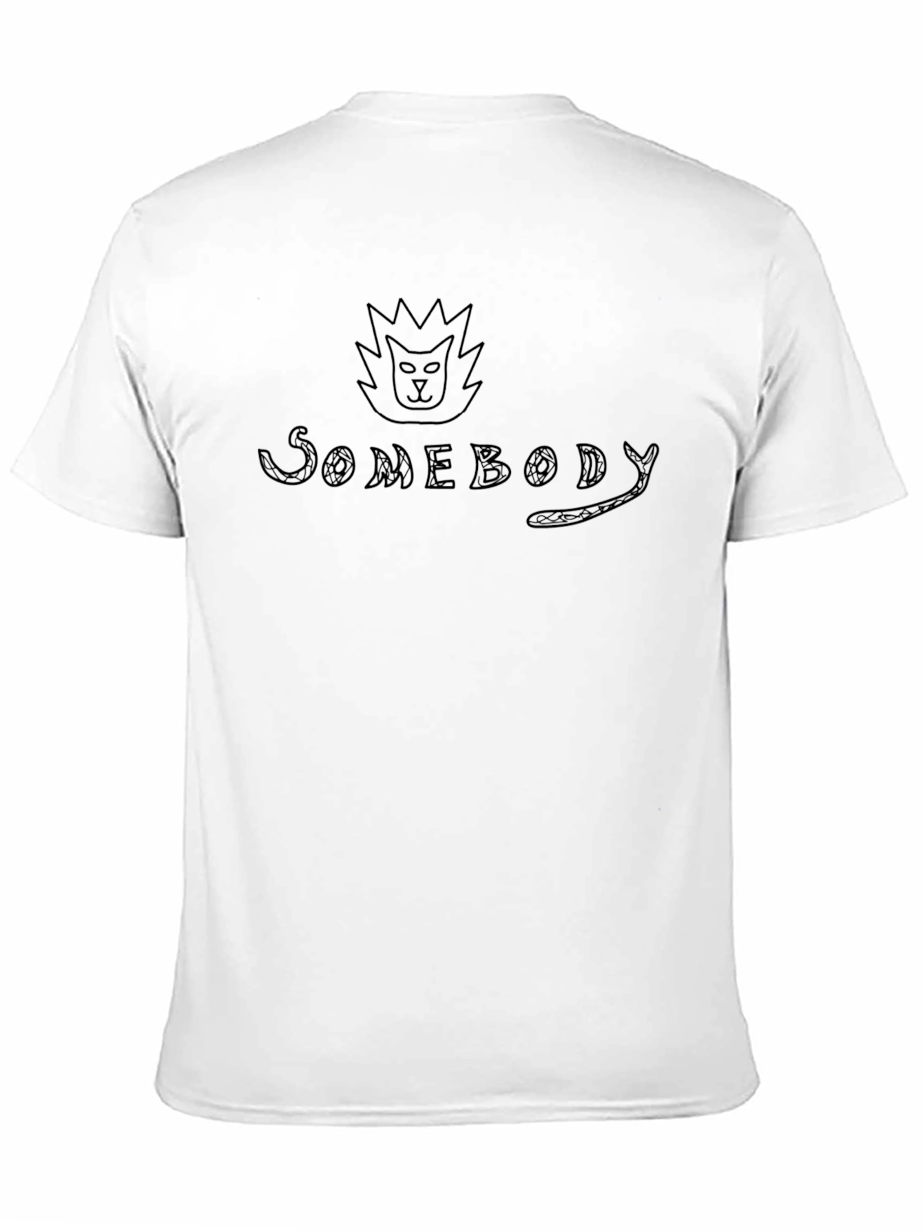 Somebody T-Shirt - Black Unique Design