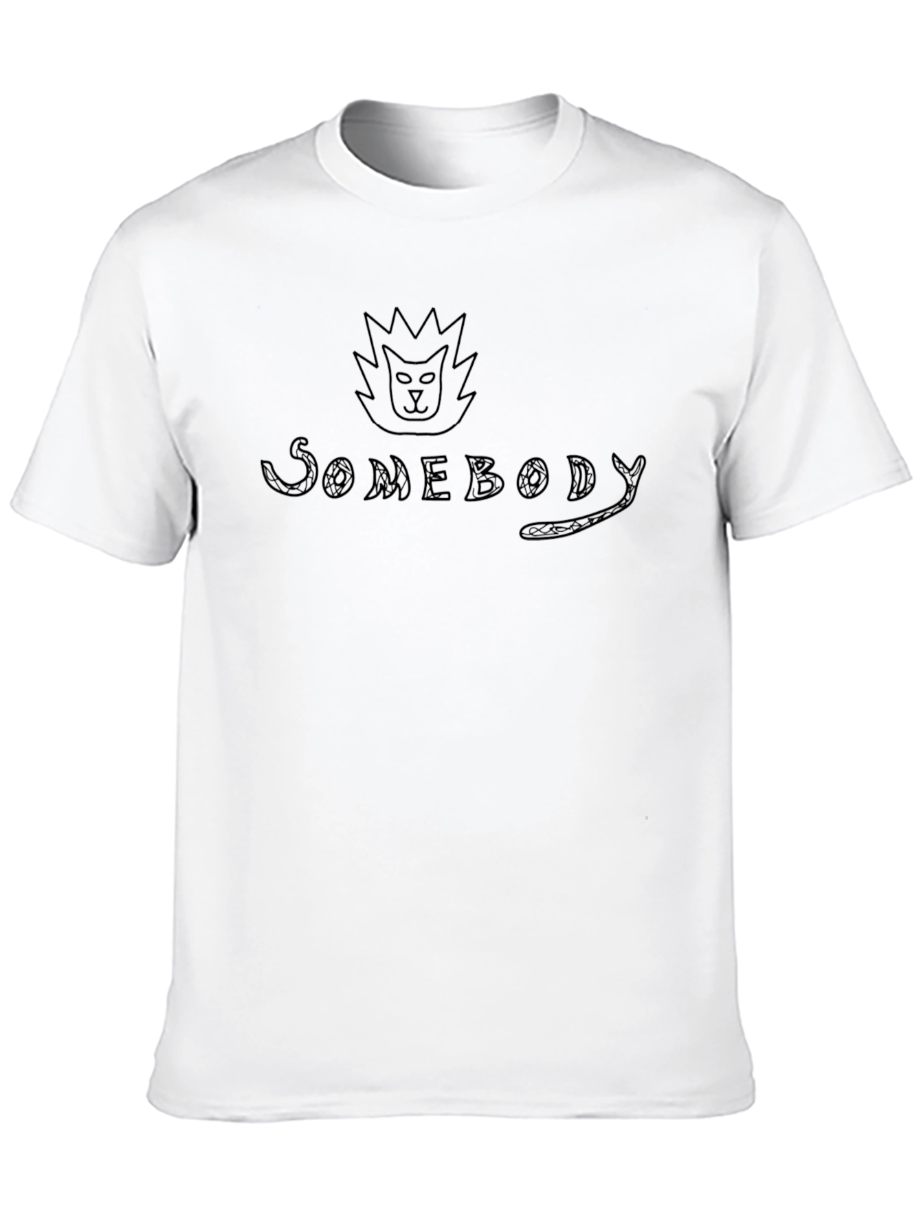 Somebody T-Shirt - Black Unique Design