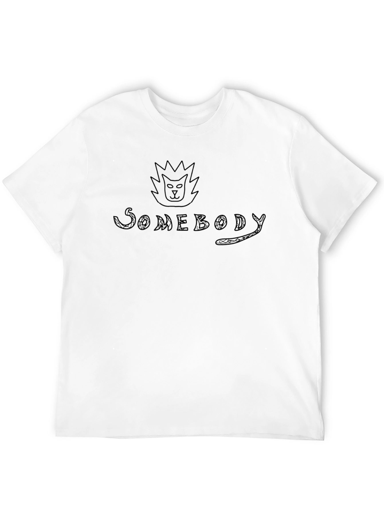 Somebody T-Shirt - Black Unique Design