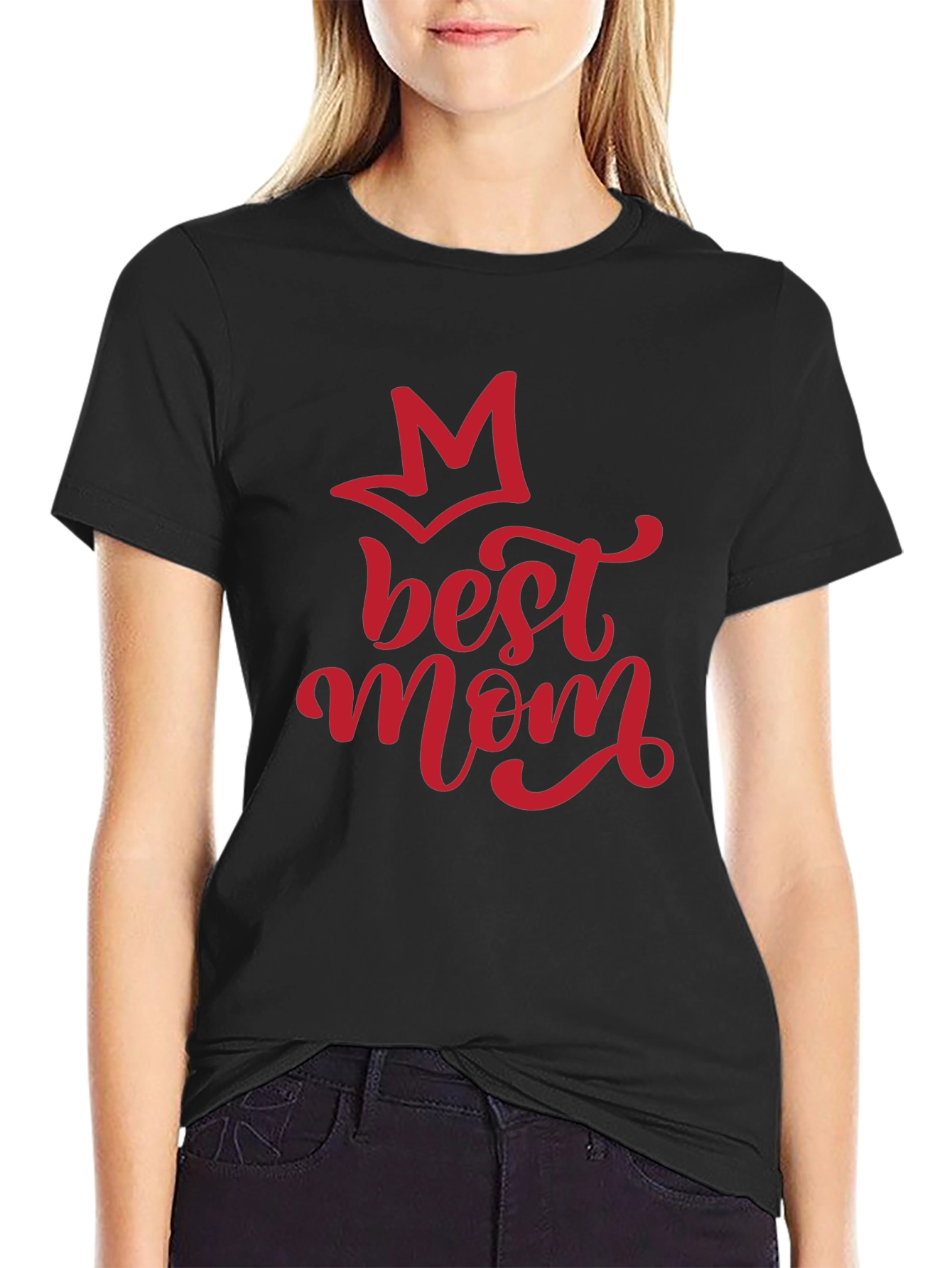 Best Mom Ever T-Shirt - Crown Design