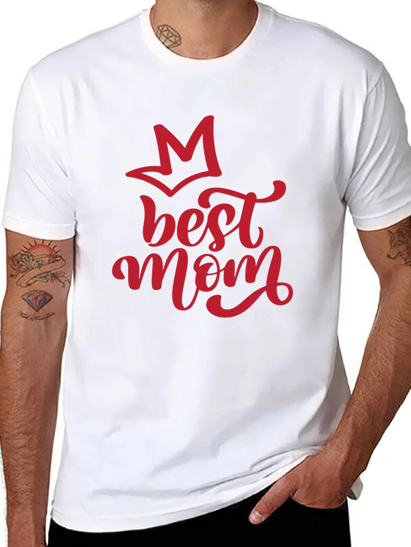 Best Mom Ever T-Shirt - Crown Design