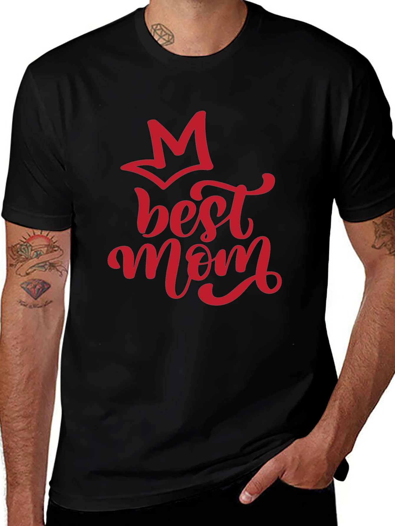 Best Mom Ever T-Shirt - Crown Design