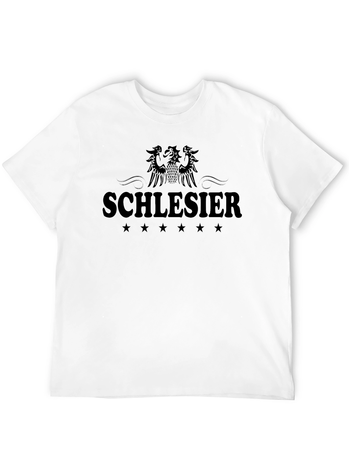 Schlesier Eagle Crest Black Graphic Tee
