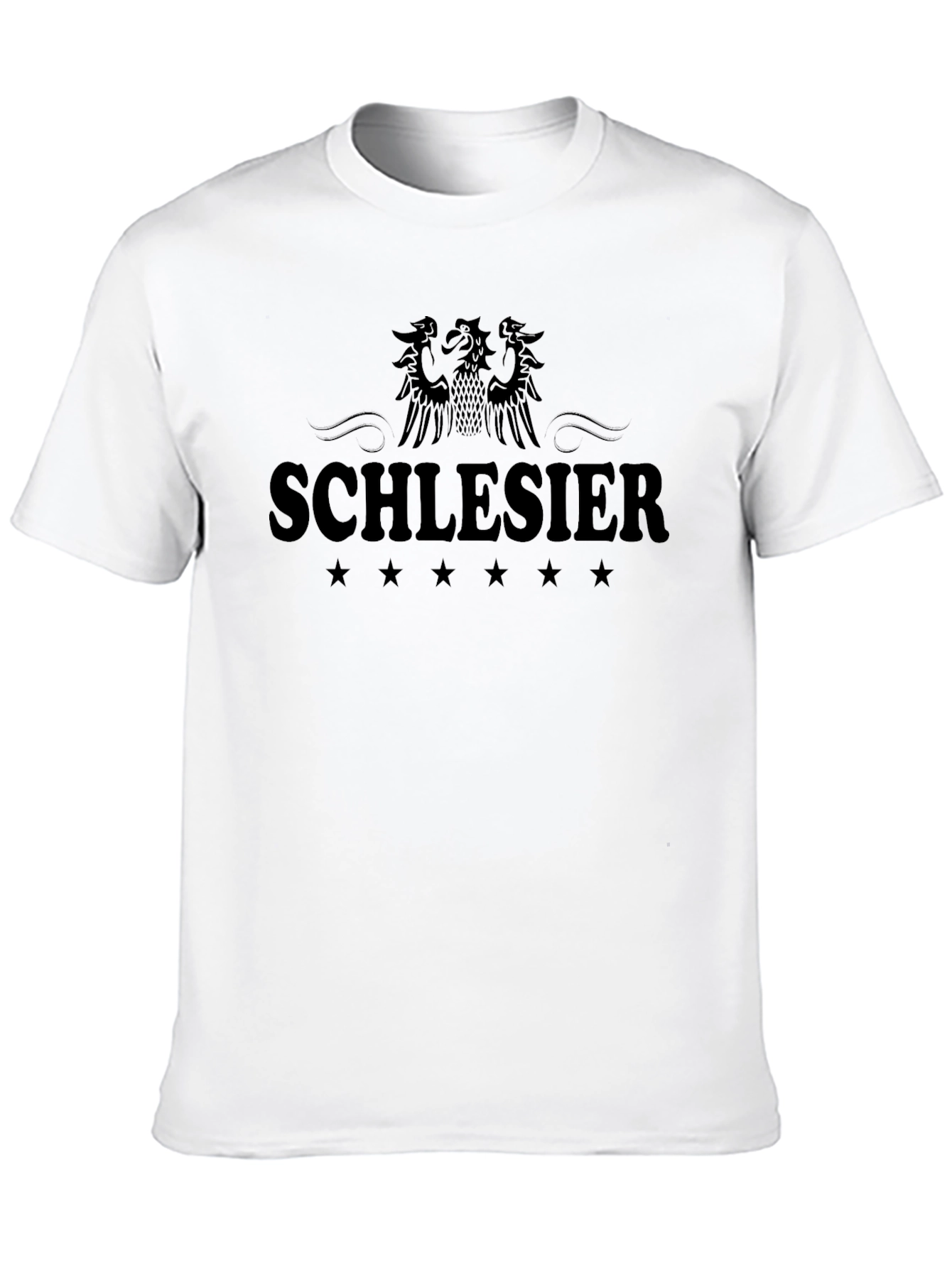 Schlesier Eagle Crest Black Graphic Tee