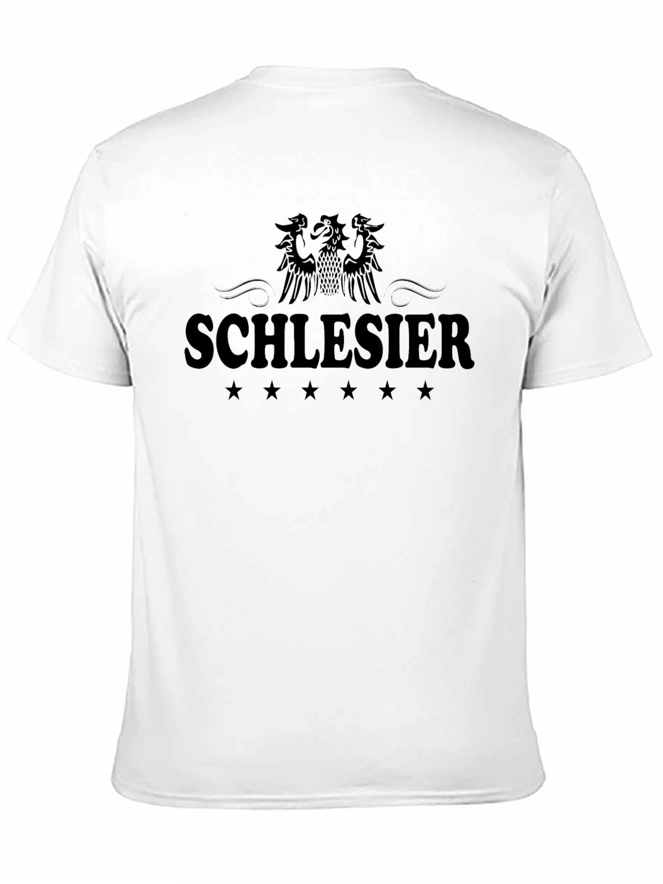 Schlesier Eagle Crest Black Graphic Tee