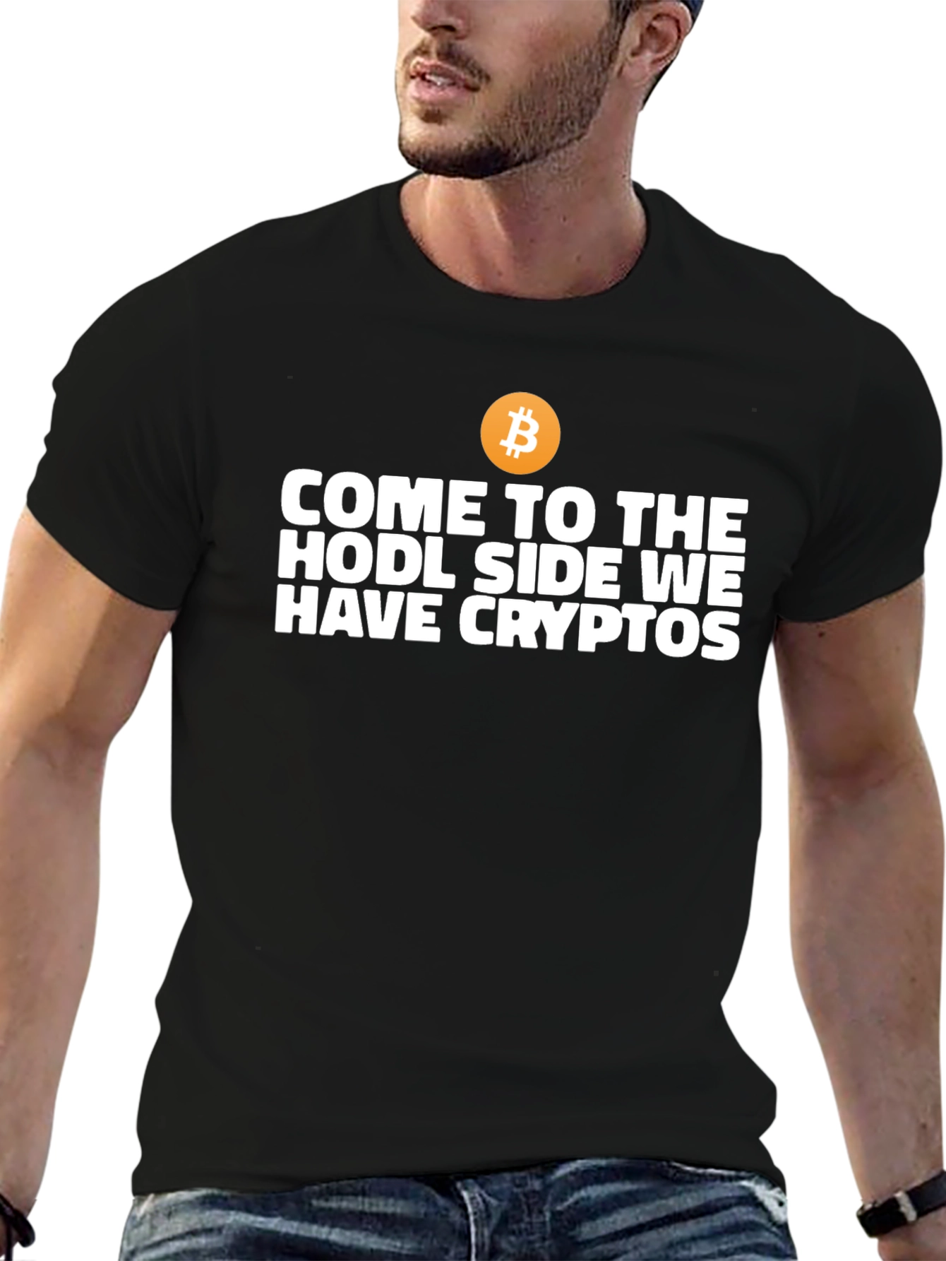 HODL Crypto T-Shirt - Bitcoin Enthusiast
