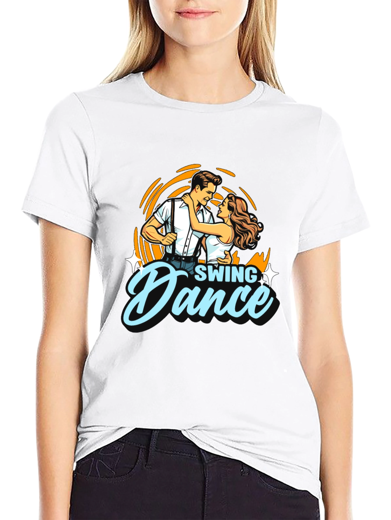 Swing Dance T-Shirt Couple Dancing Tee
