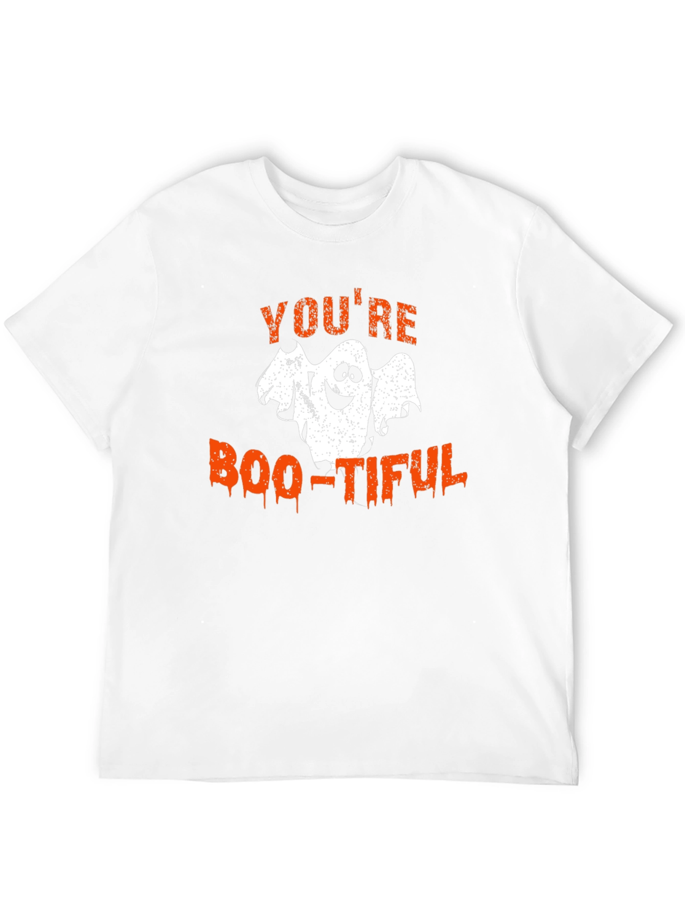 Boo-Tiful Ghost Graphic Tee - Halloween T-Shirt