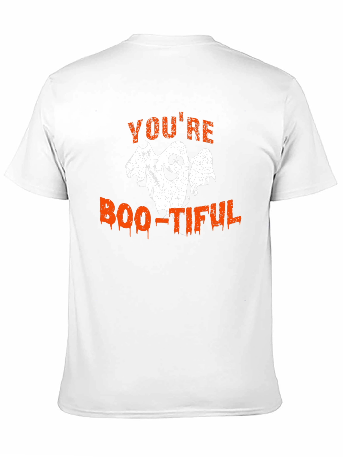 Boo-Tiful Ghost Graphic Tee - Halloween T-Shirt