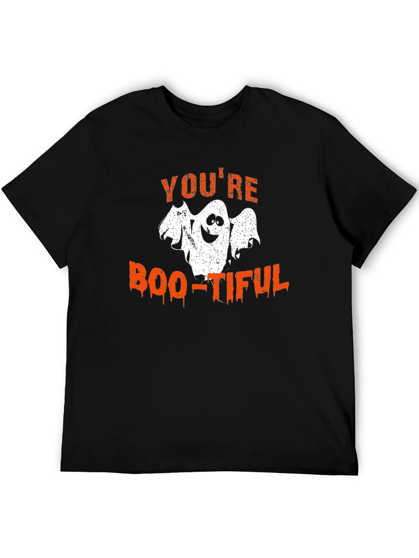 Boo-Tiful Ghost Graphic Tee - Halloween T-Shirt