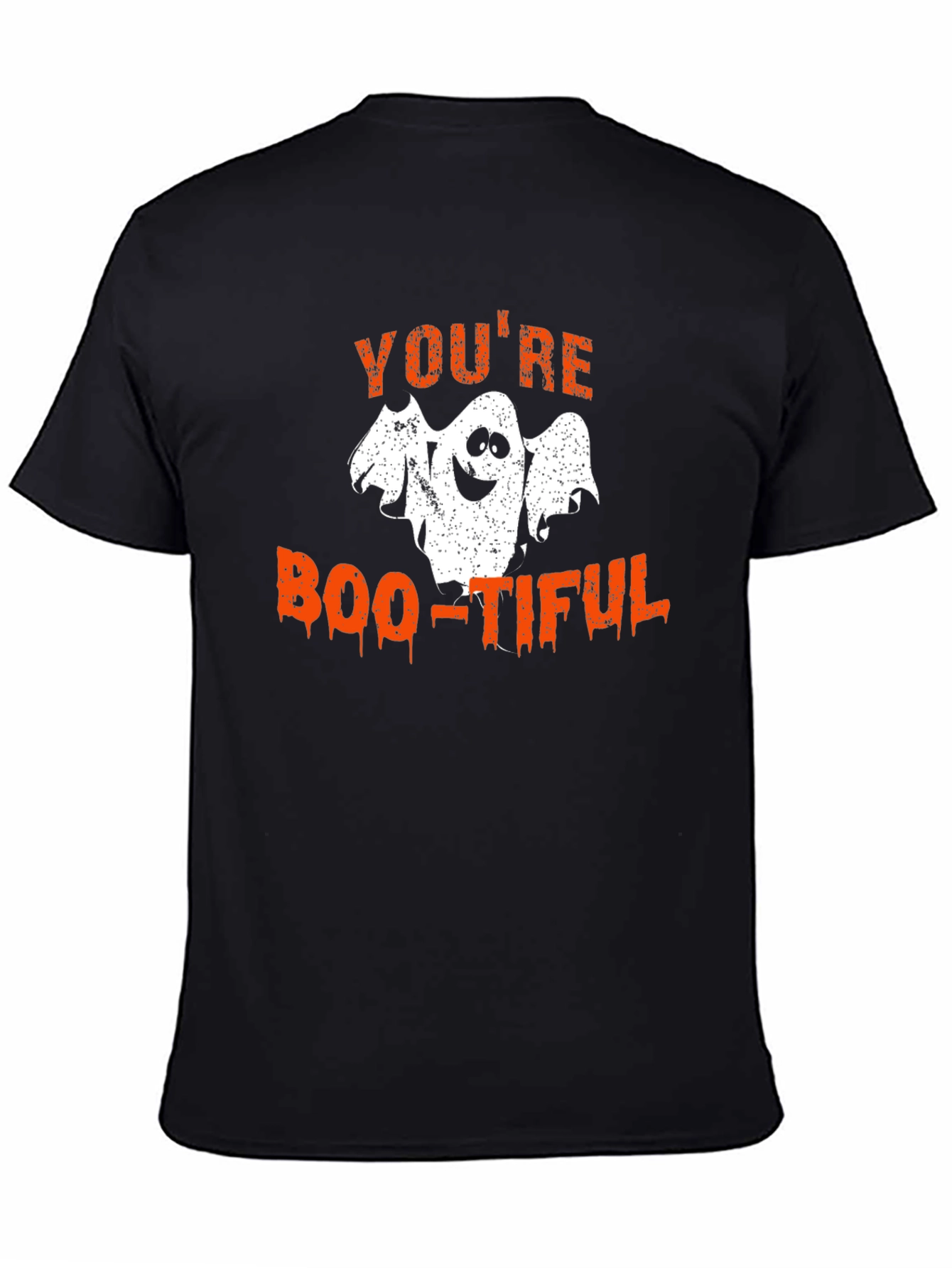 Boo-Tiful Ghost Graphic Tee - Halloween T-Shirt