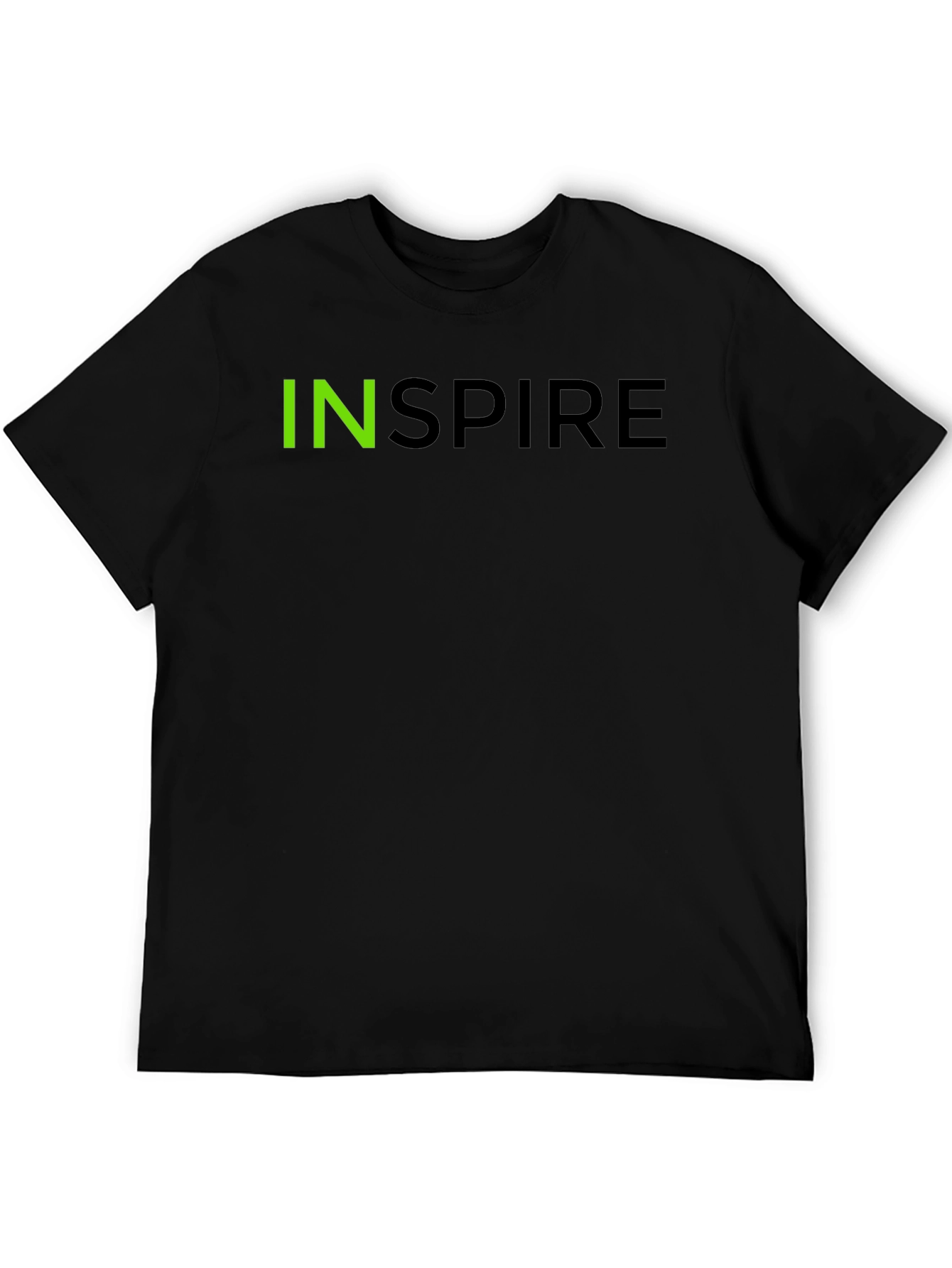 Inspire Graphic Tee - Black Cotton Blend