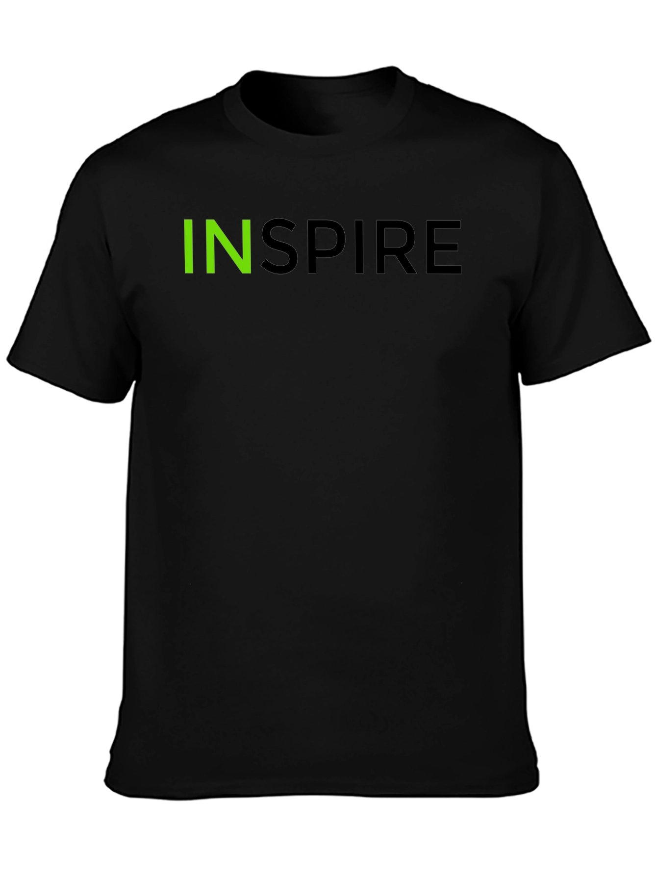 Inspire Graphic Tee - Black Cotton Blend