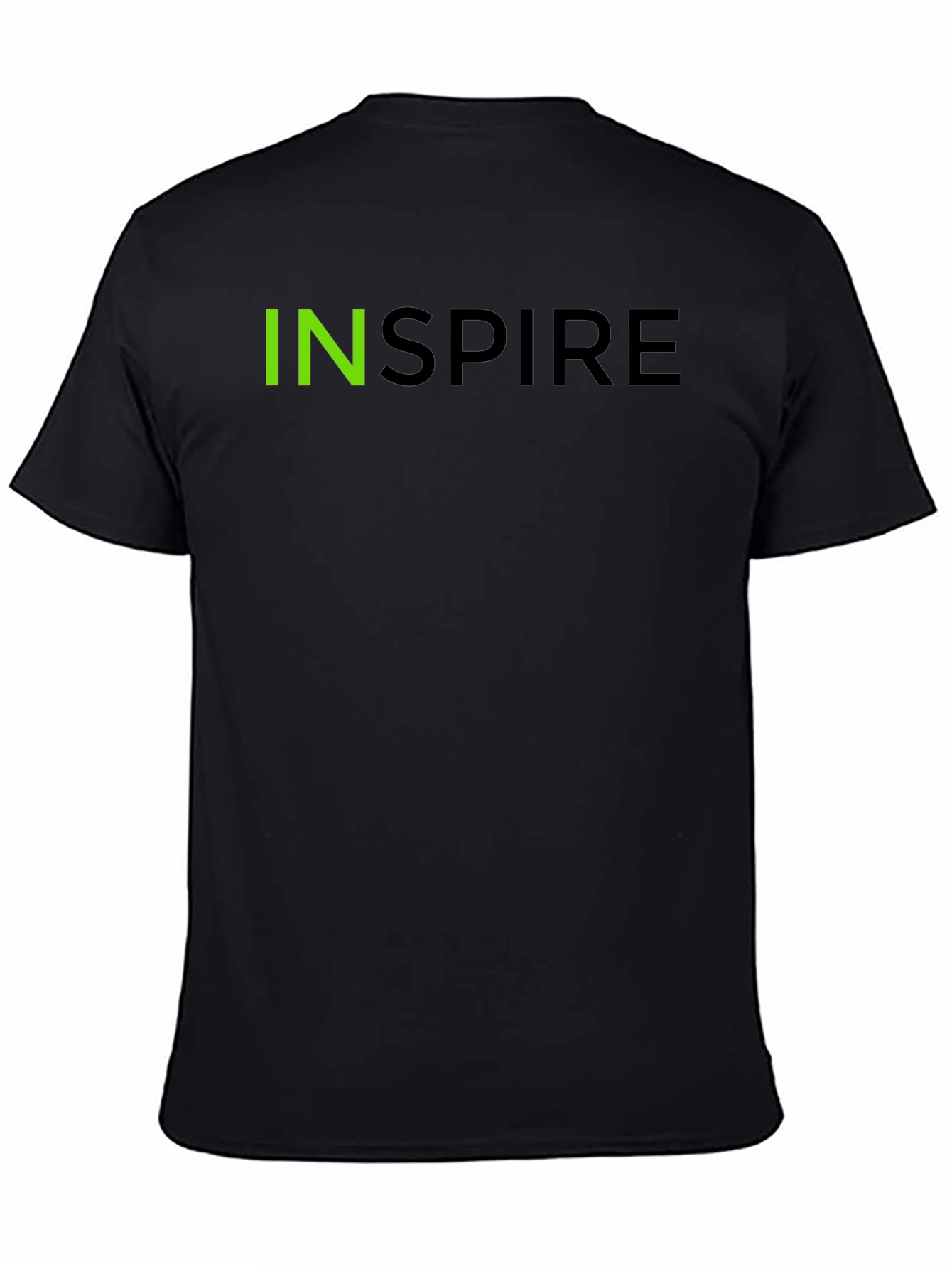 Inspire Graphic Tee - Black Cotton Blend