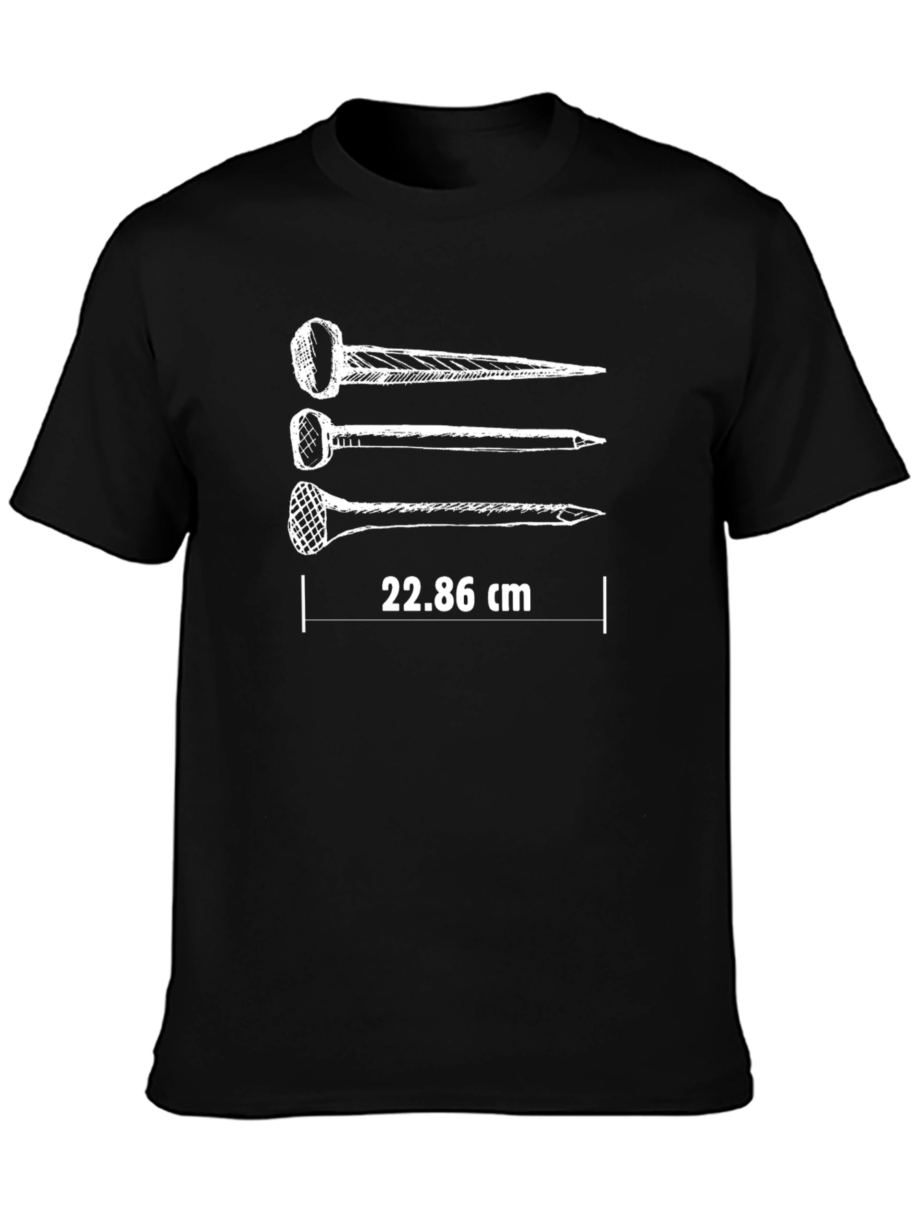 Nail Dimension Graphic Tee - Mens Black T-Shirt