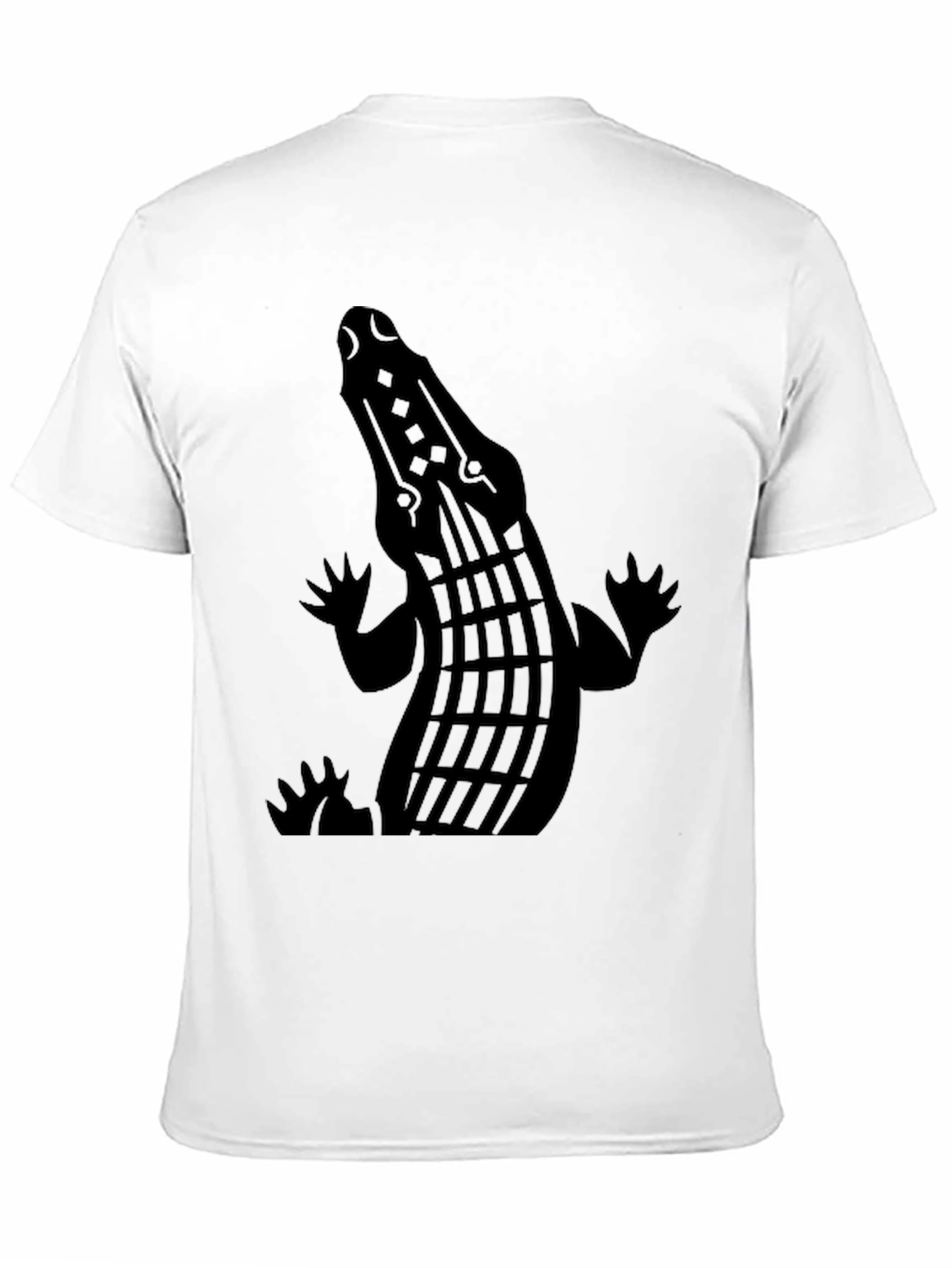 Crocodile Graphic Black T-Shirt