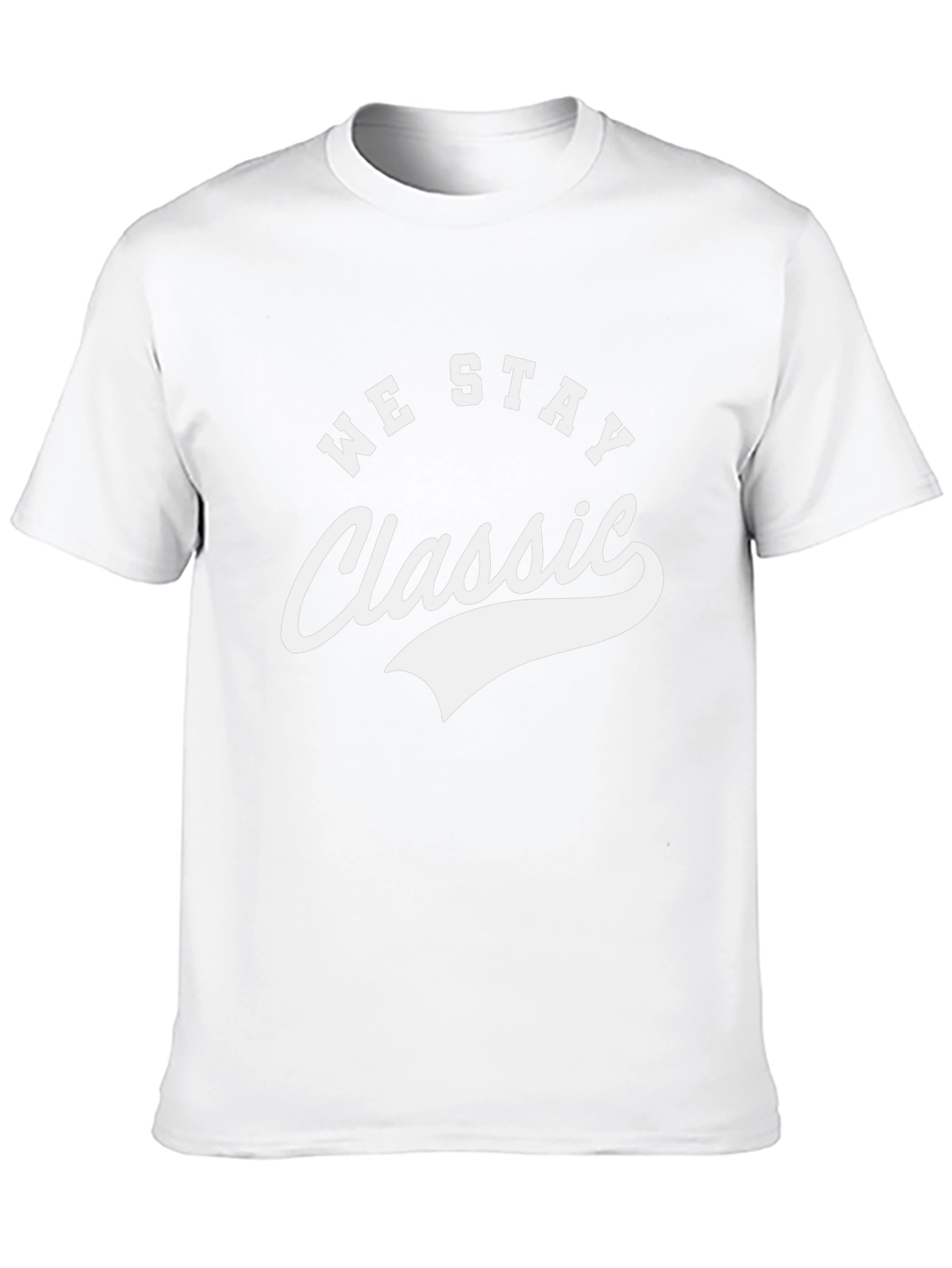 We Stay Classic Black T-Shirt
