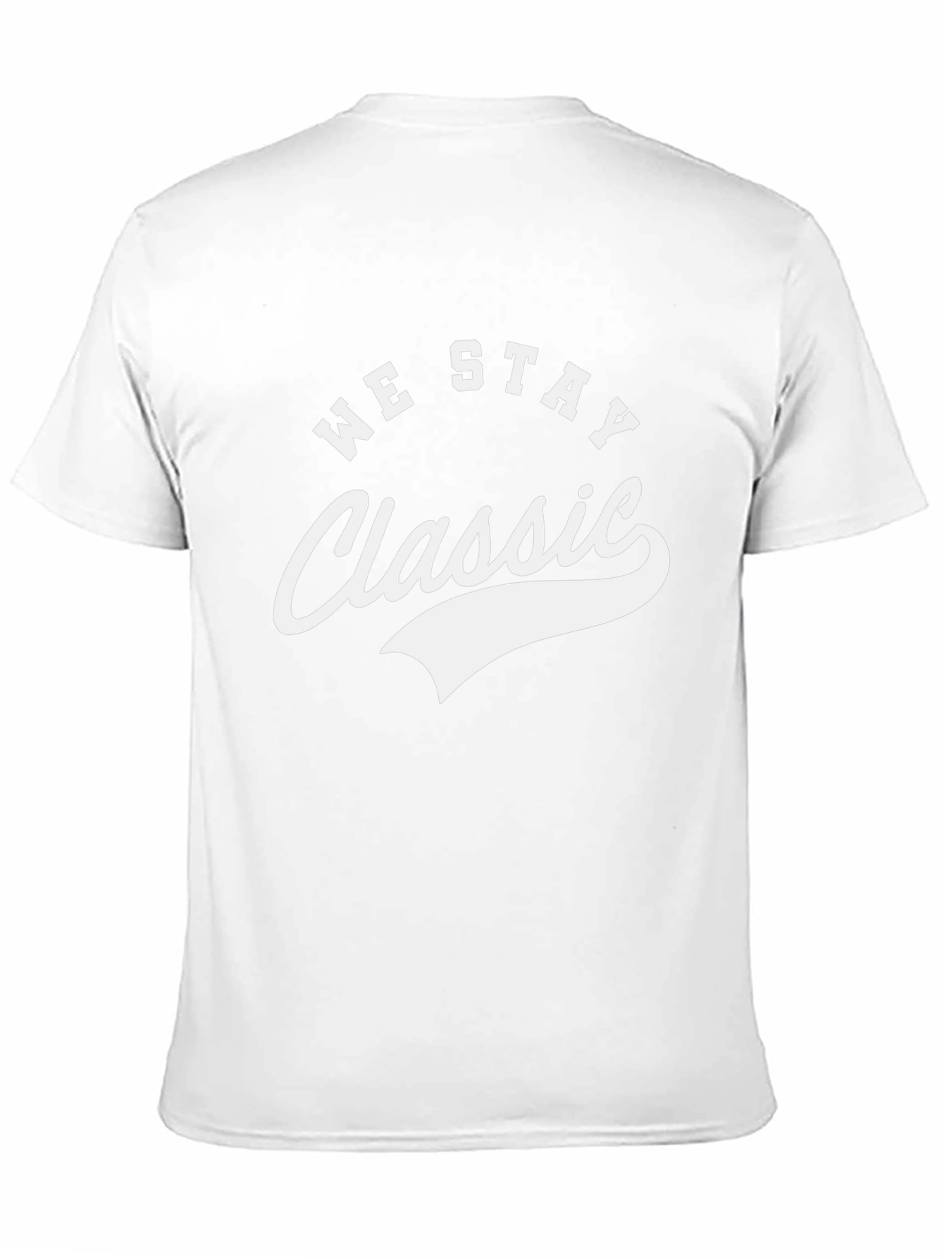 We Stay Classic Black T-Shirt