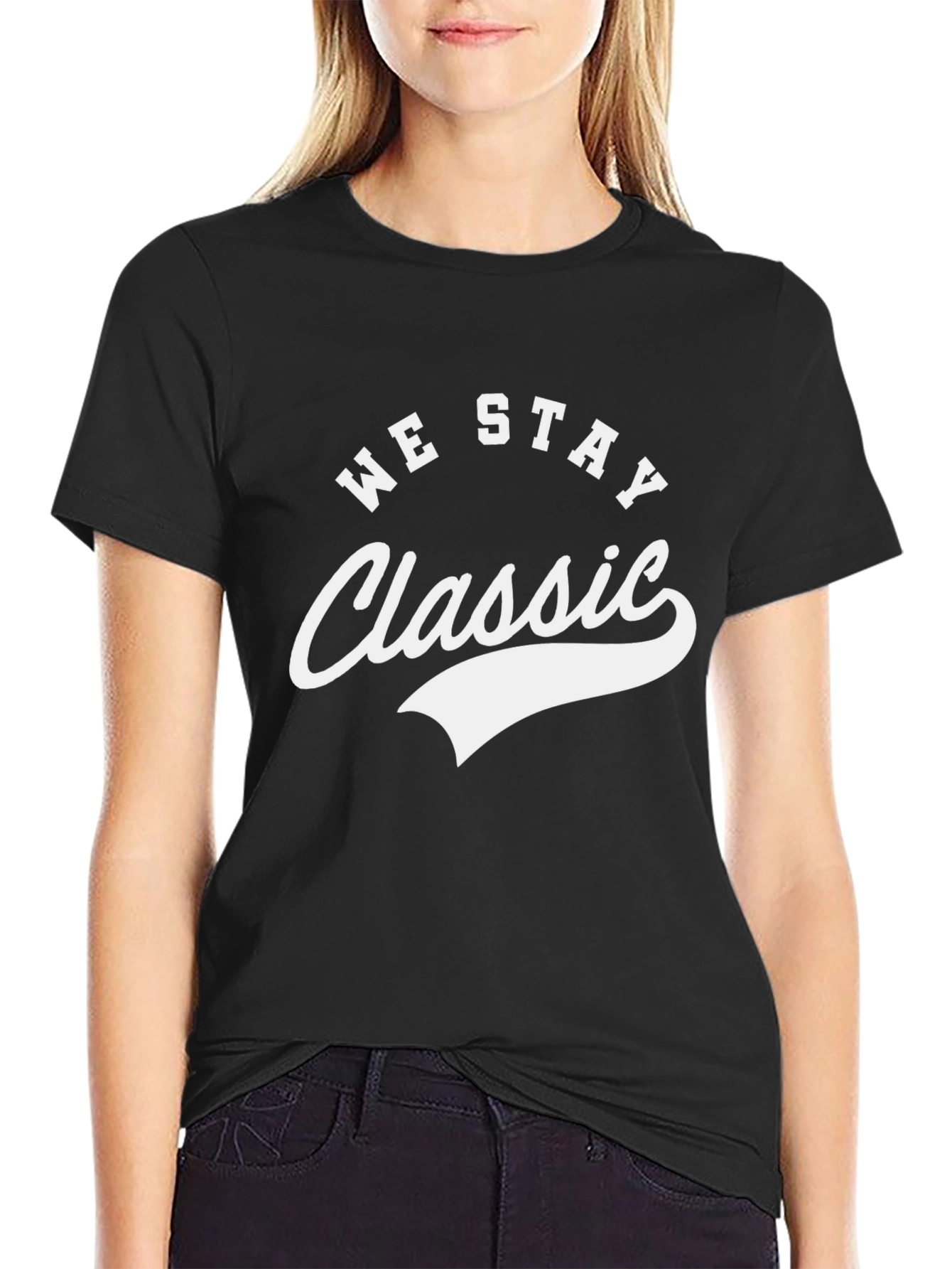 We Stay Classic Black T-Shirt
