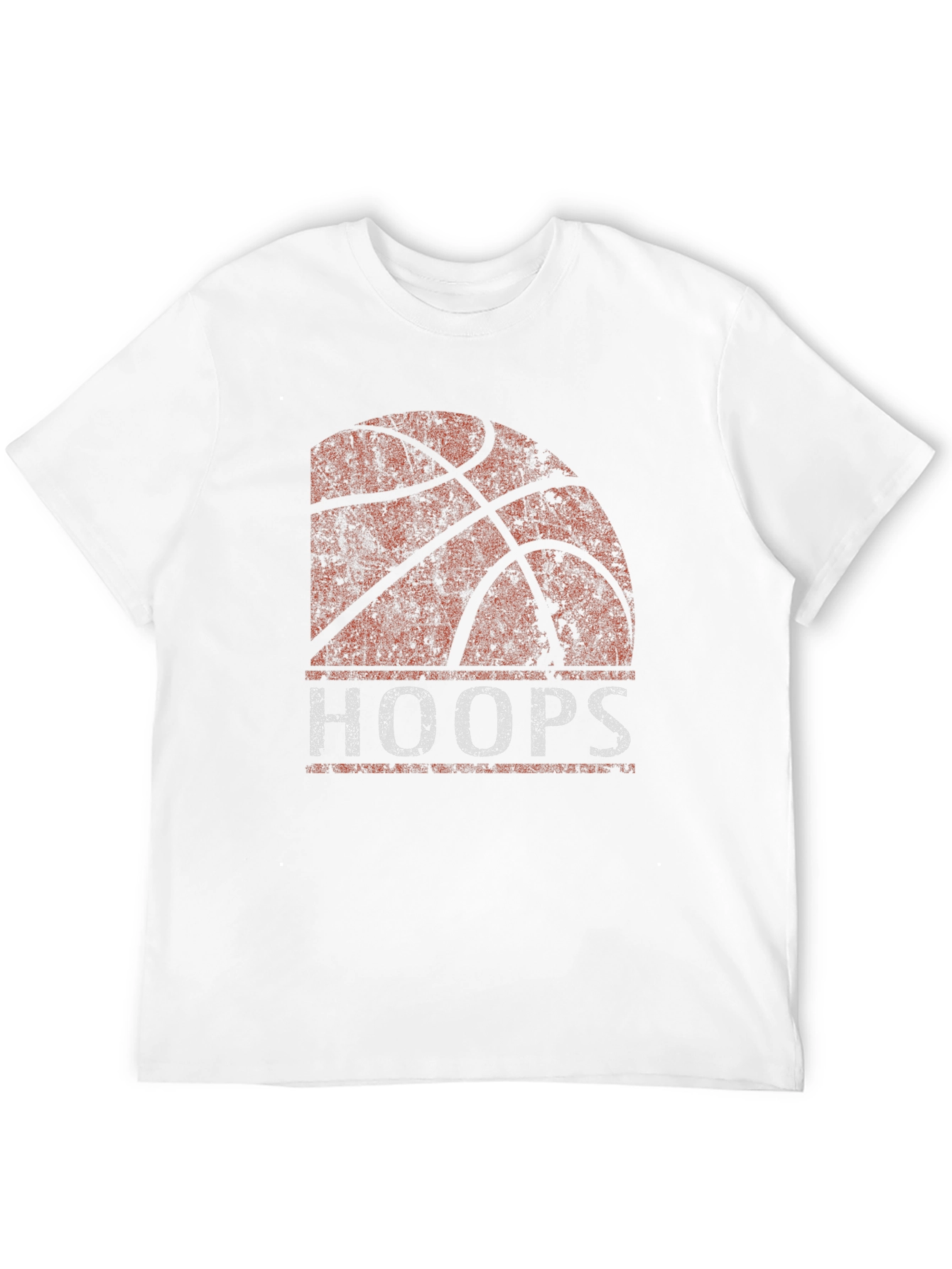 Hoops Basketball Graphic T-Shirt - Retro Style