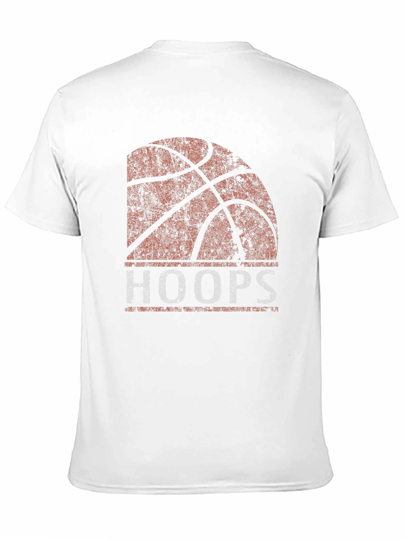 Hoops Basketball Graphic T-Shirt - Retro Style