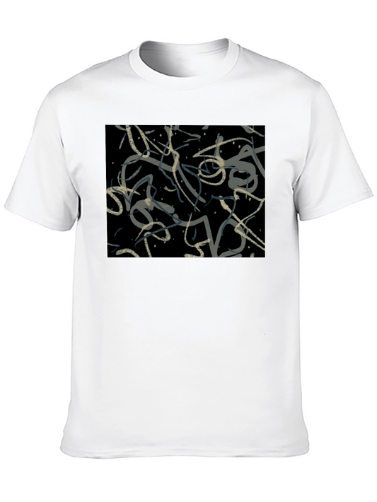 Abstract Art Black Graphic Tee