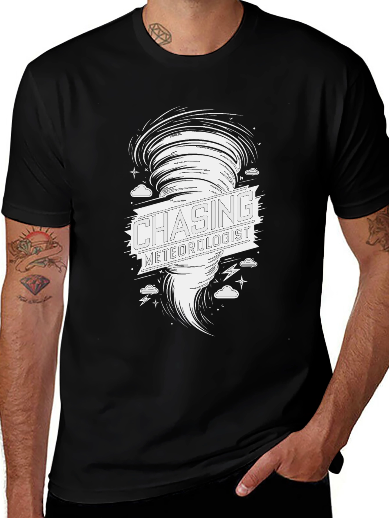Chasing Meteorologist Graphic T-Shirt