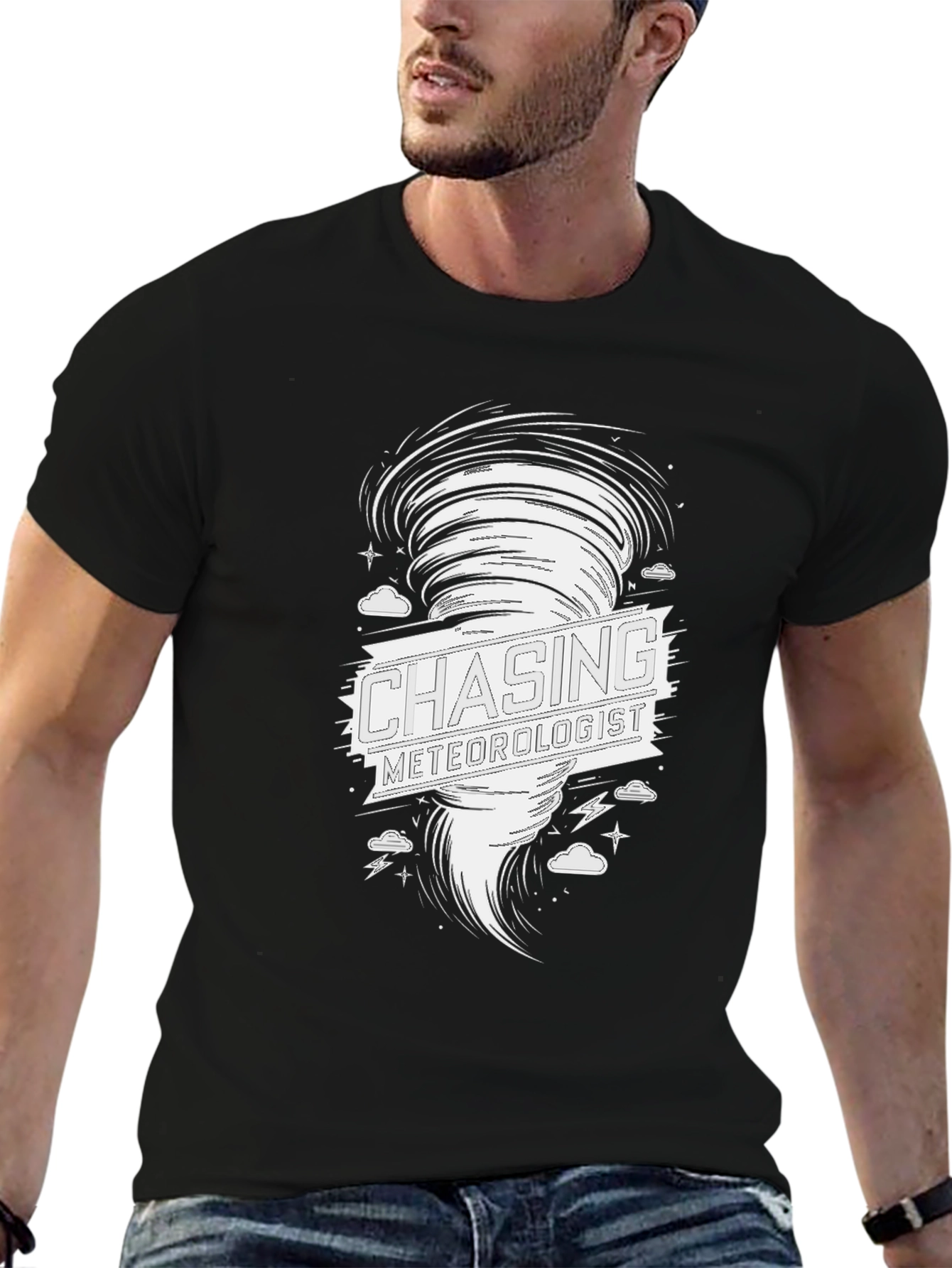 Chasing Meteorologist Graphic T-Shirt