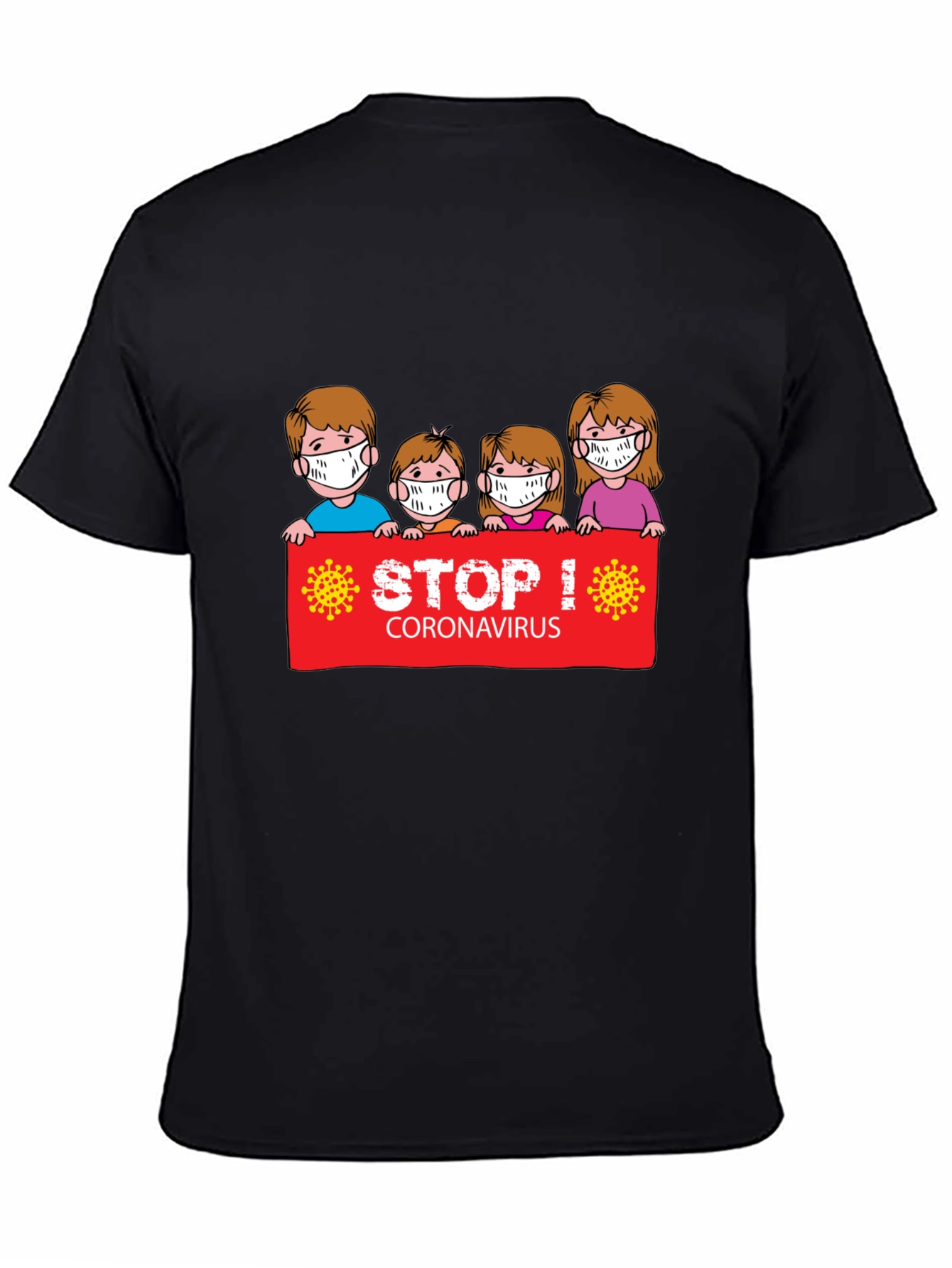 Stop Coronavirus Graphic T-Shirt