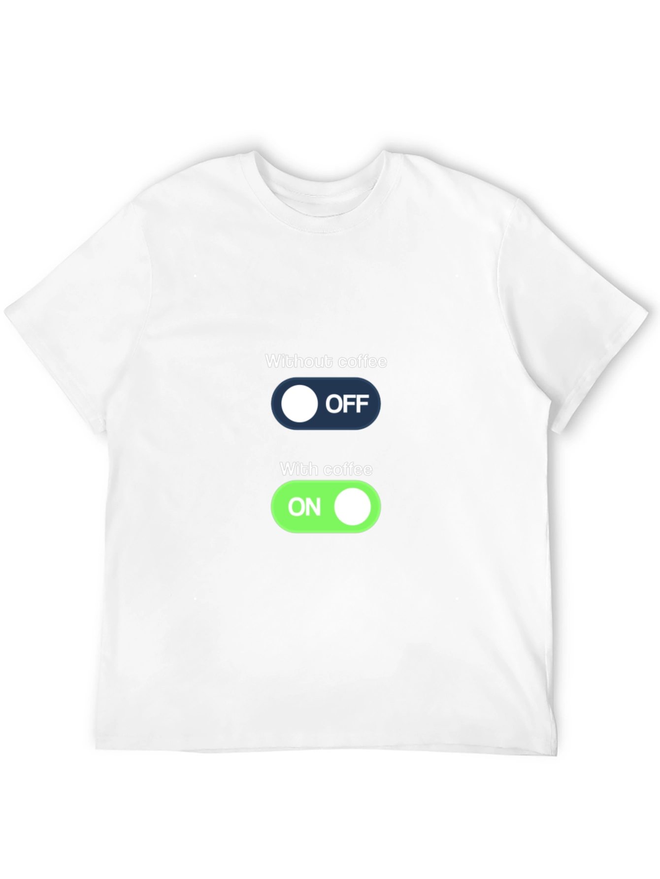 Coffee Mode T-Shirt - On/Off Graphic Tee