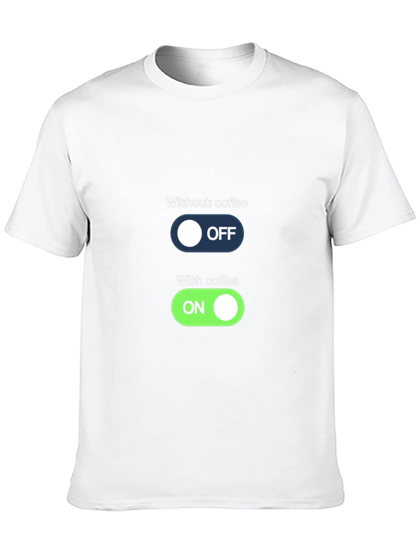 Coffee Mode T-Shirt - On/Off Graphic Tee