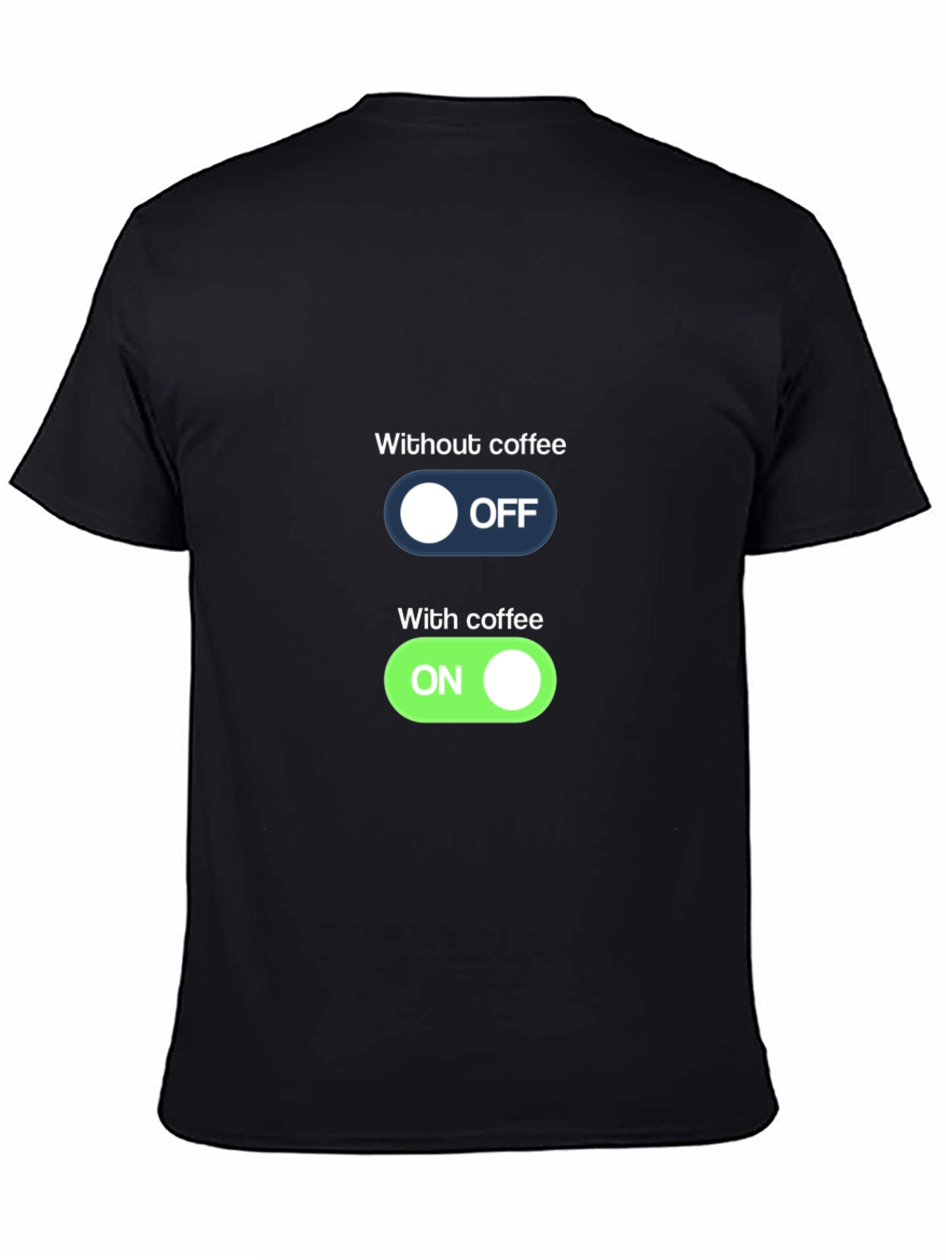 Coffee Mode T-Shirt - On/Off Graphic Tee