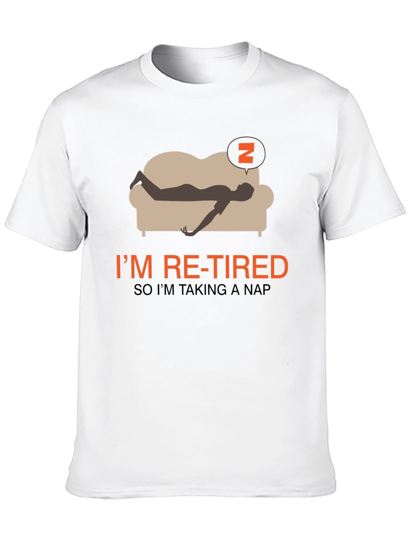 Retired Nap T-Shirt Funny Retirement Graphic Tee