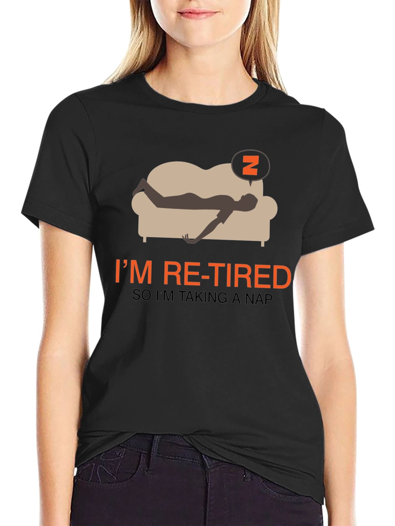Retired Nap T-Shirt Funny Retirement Graphic Tee