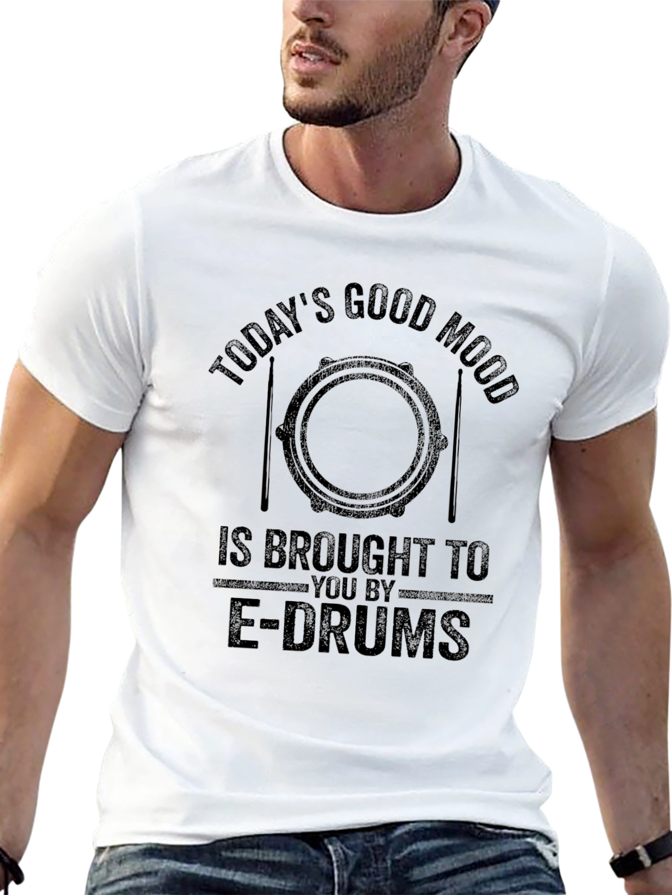 E-Drums Good Mood Black T-Shirt
