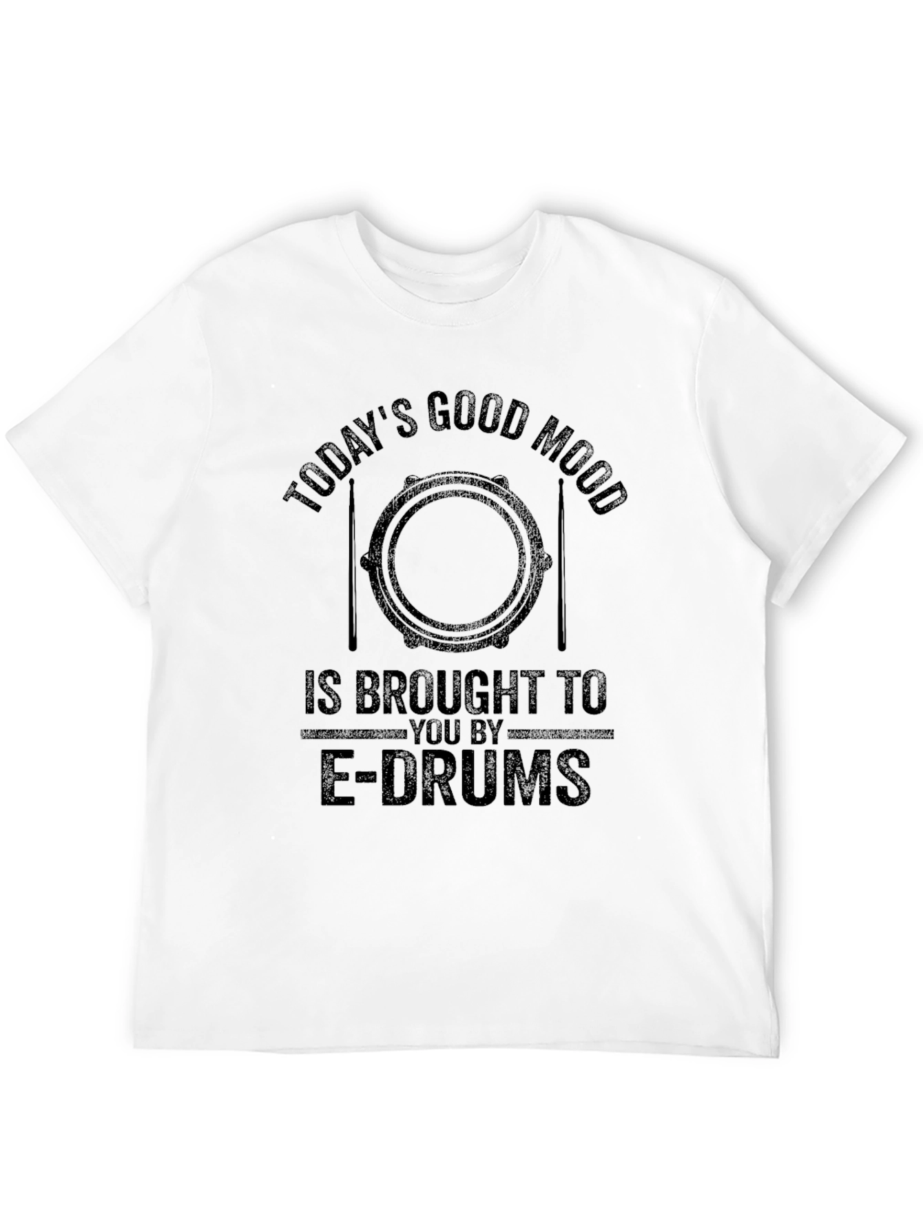 E-Drums Good Mood Black T-Shirt