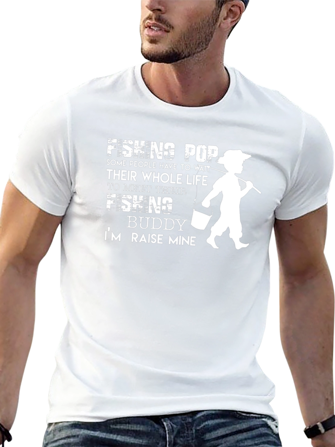 Fishing Pop Buddy T-Shirt - Raise Mine Tee