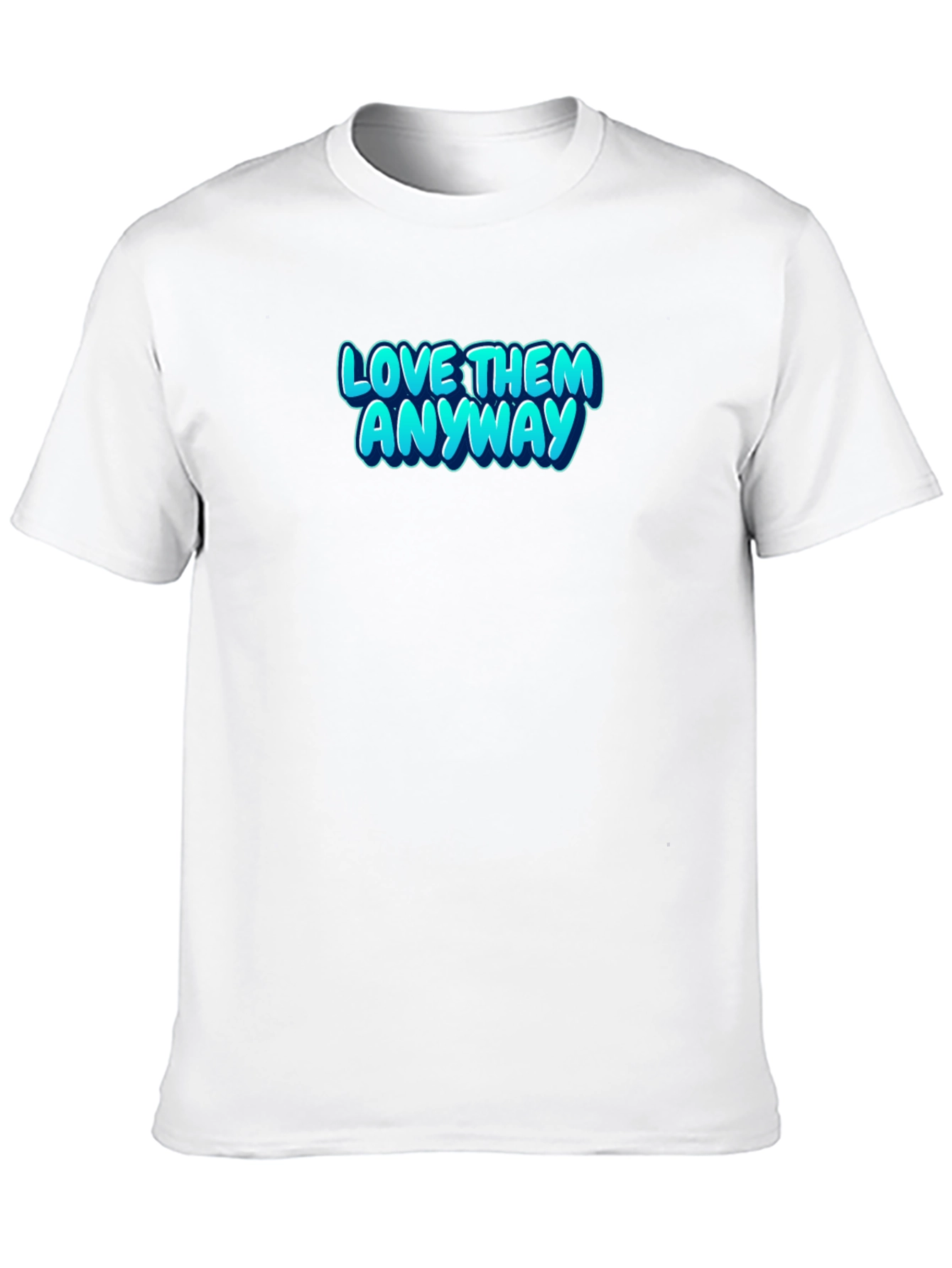 Love Them Anyway Graphic Tee - Black