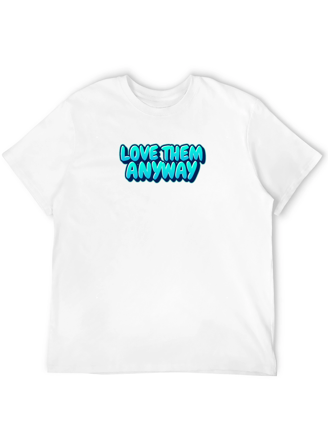 Love Them Anyway Graphic Tee - Black