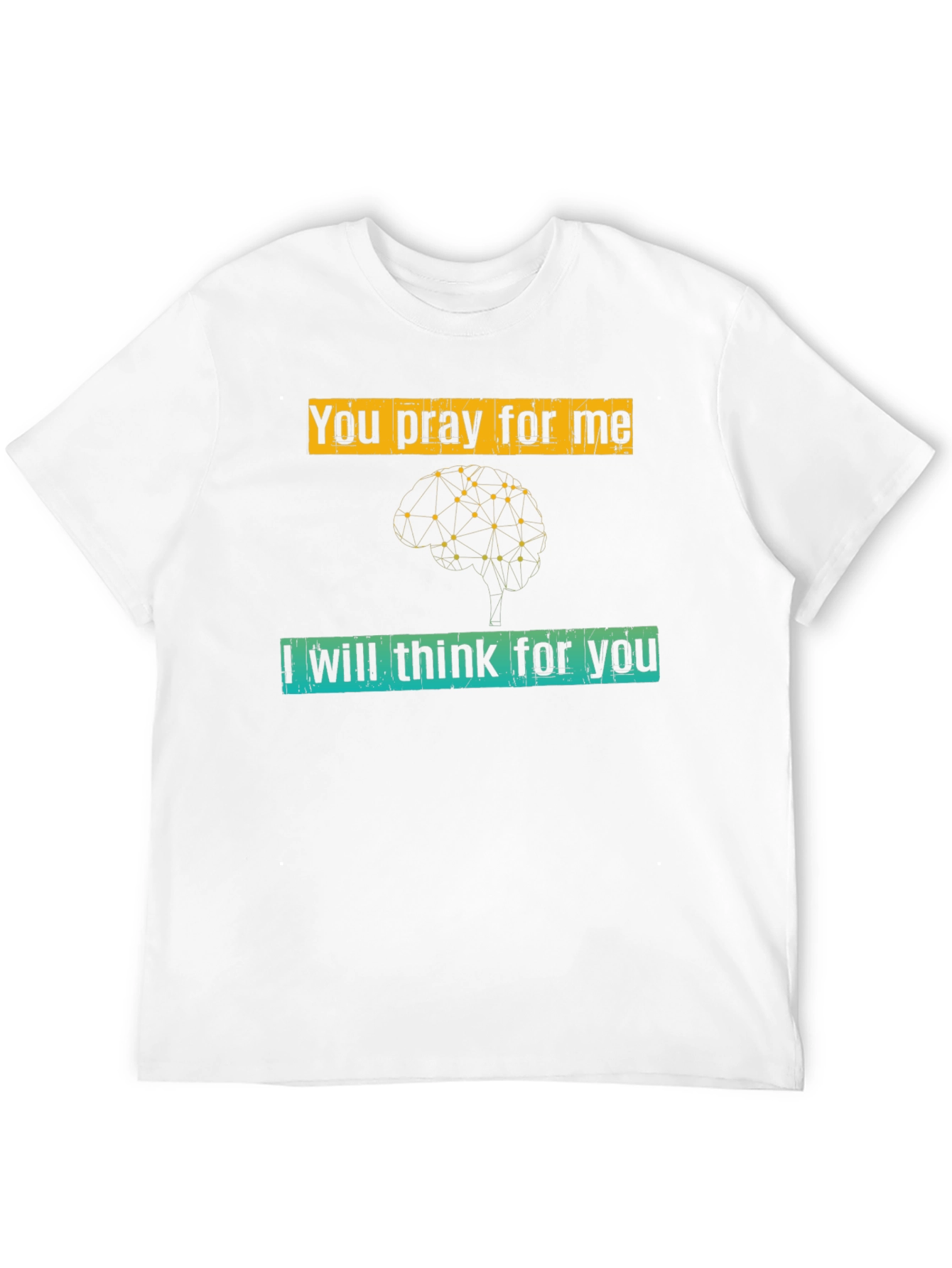 Pray & Think Graphic Tee - Unisex Black T-Shirt