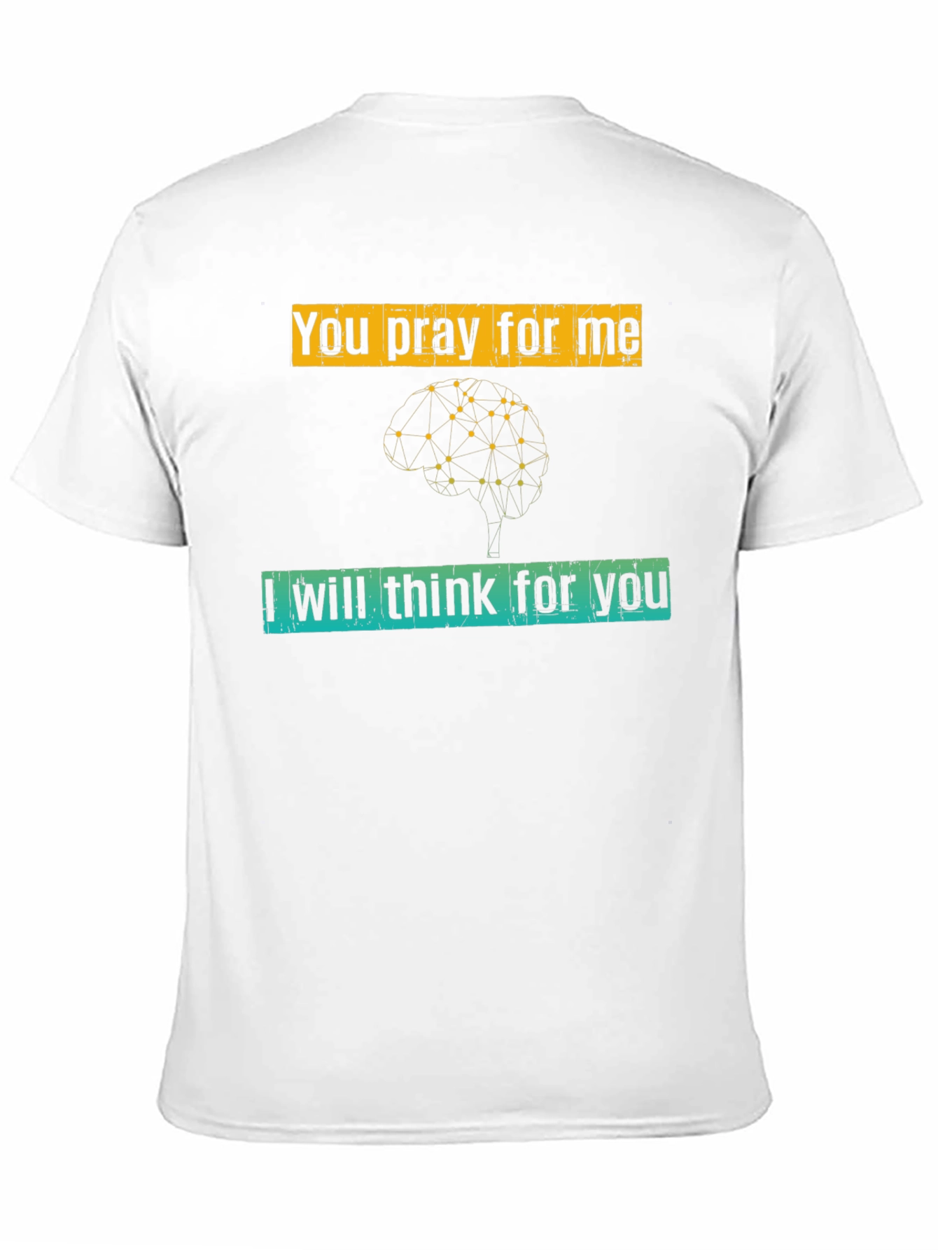 Pray & Think Graphic Tee - Unisex Black T-Shirt