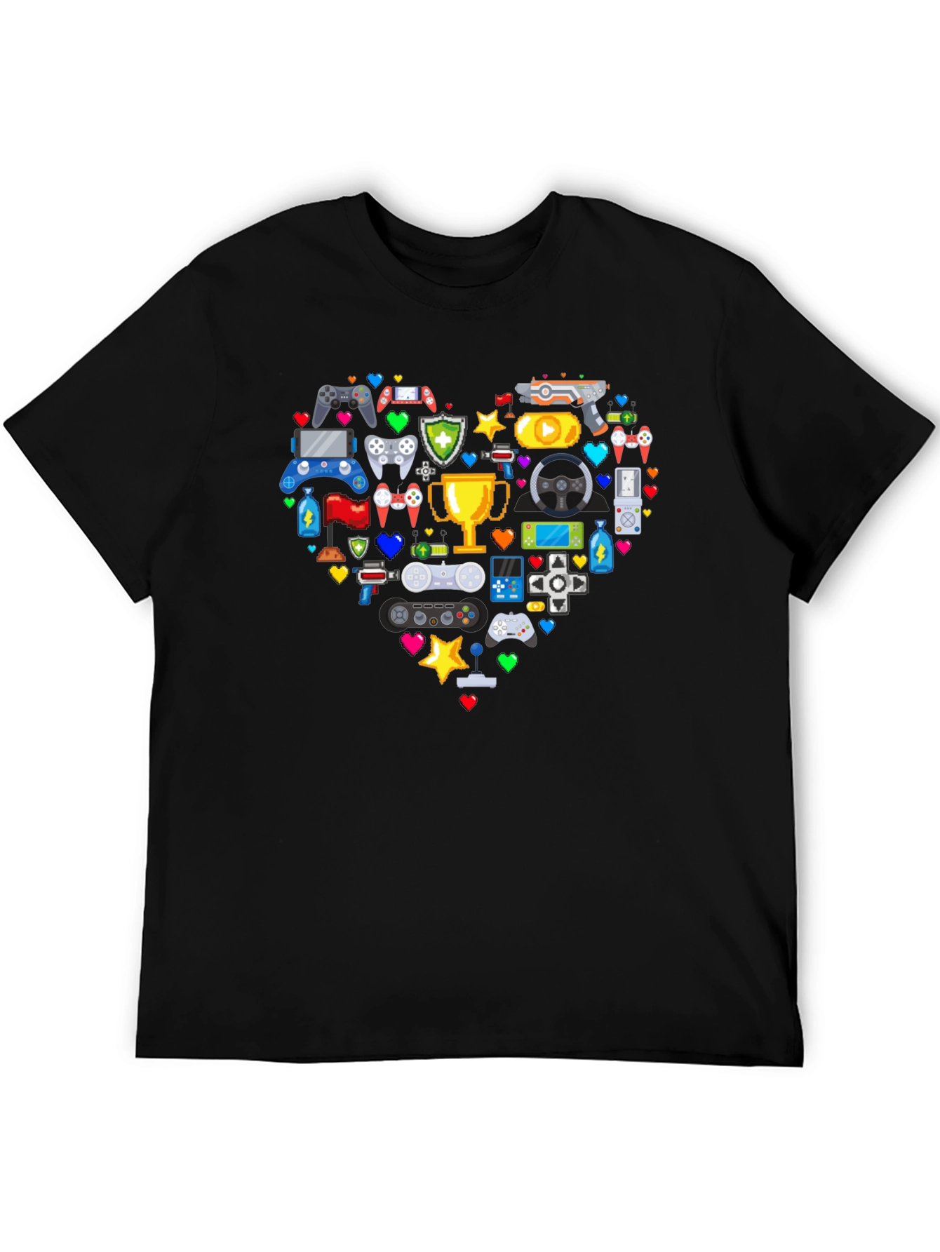 Gamer Heart T-Shirt - Gaming Lover Gift Tee