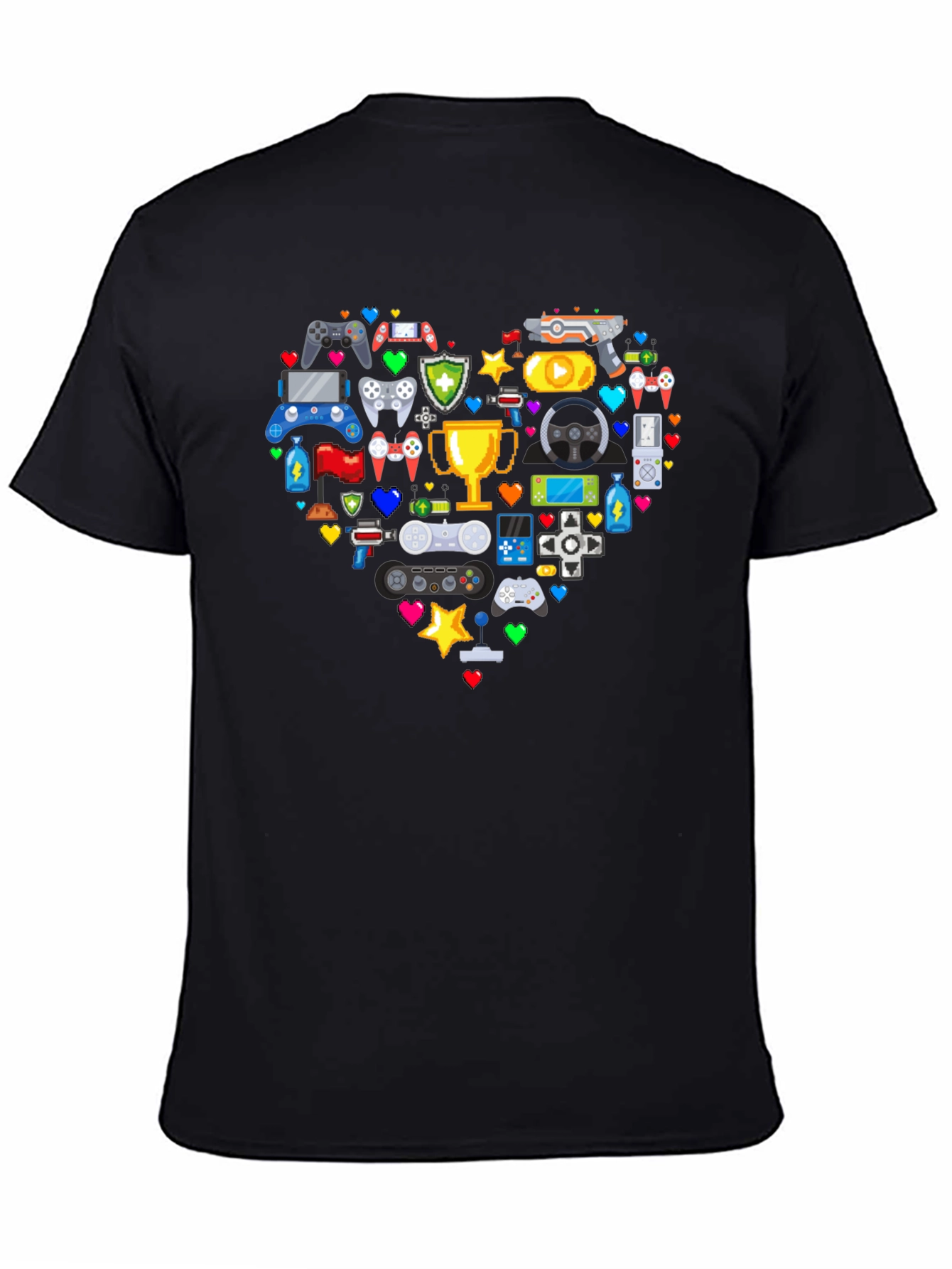 Gamer Heart T-Shirt - Gaming Lover Gift Tee